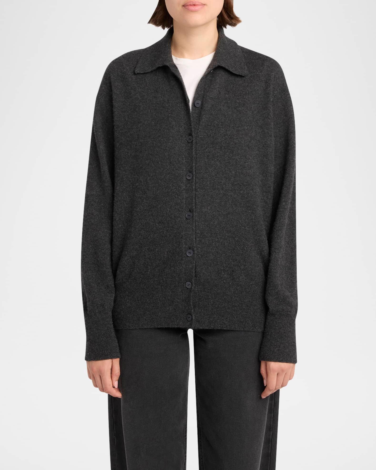 Lillia Cashmere Collared Cardigan Product Image