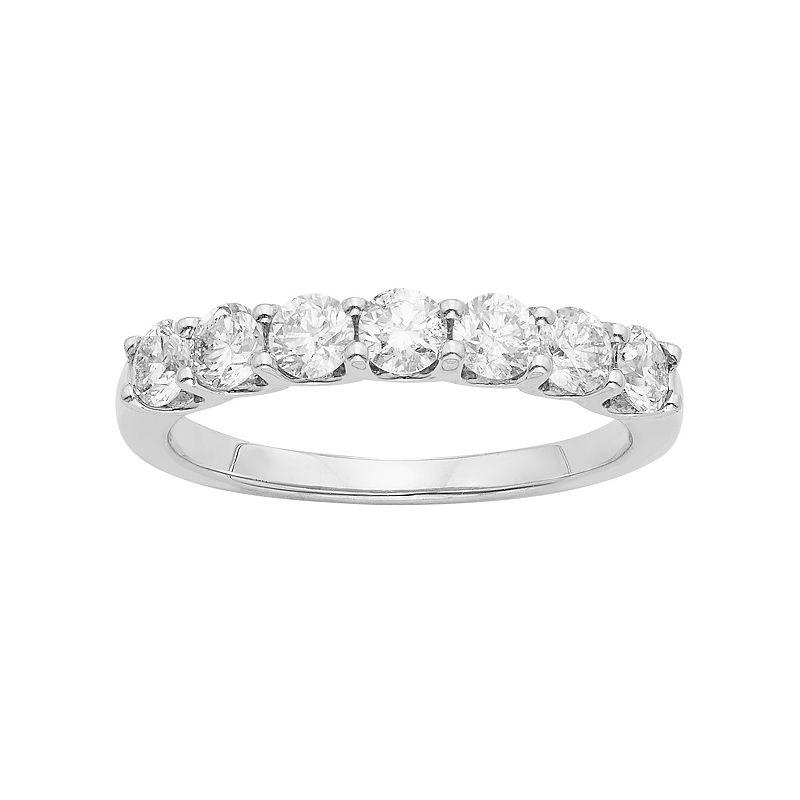 The Regal Collection IGL Certified Diamond Wedding Ring in 14k Gold (1 Carat T.W.), Women's, Size: 7, White Product Image