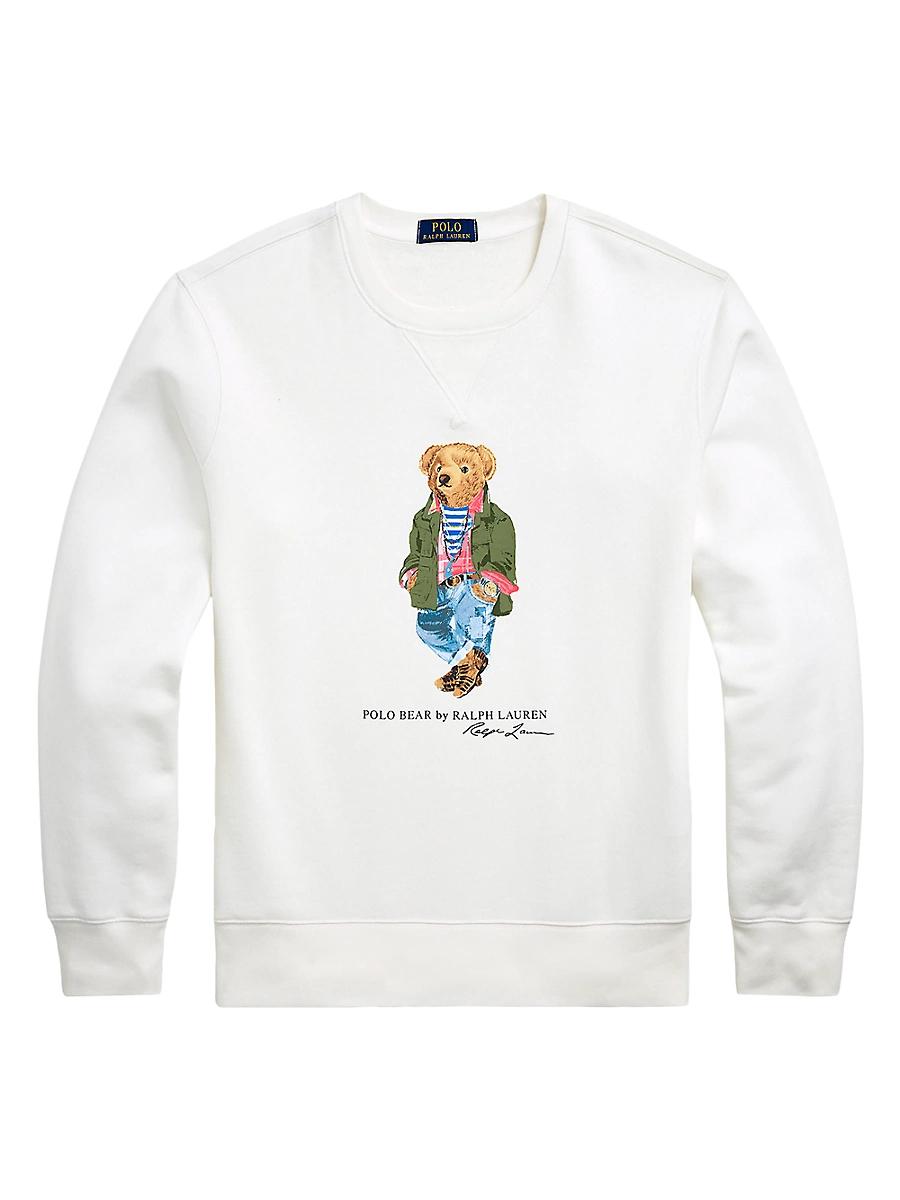 Mens Polo Bear Fleece Sweatshirt Product Image