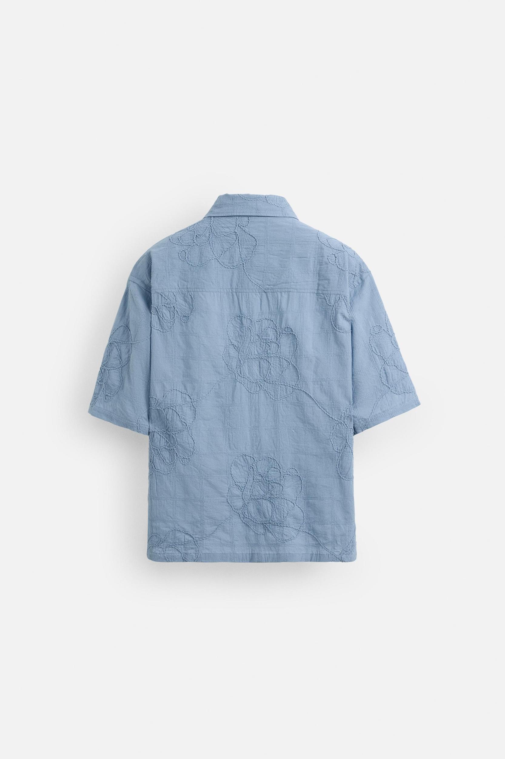 EMBROIDERED JACQUARD SHIRT Product Image