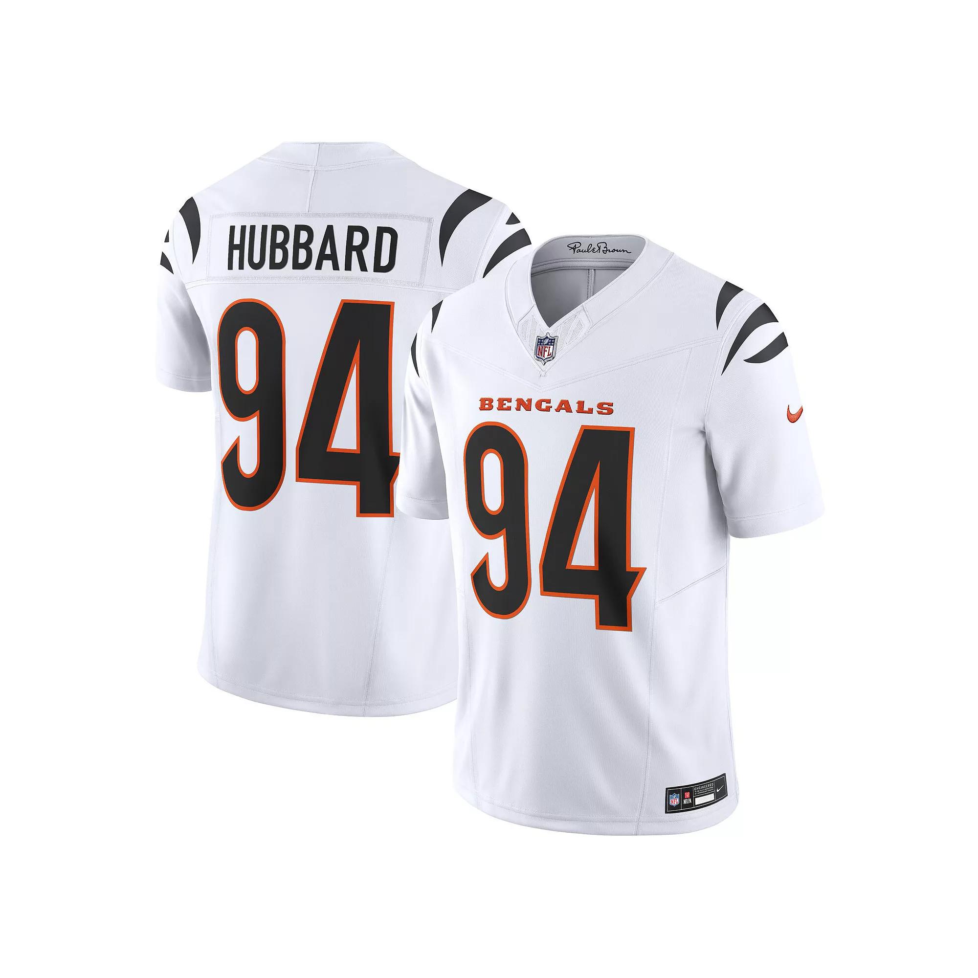Men's Nike Sam Hubbard White Cincinnati Bengals Vapor F.U.S.E. Limited Jersey,  Product Image