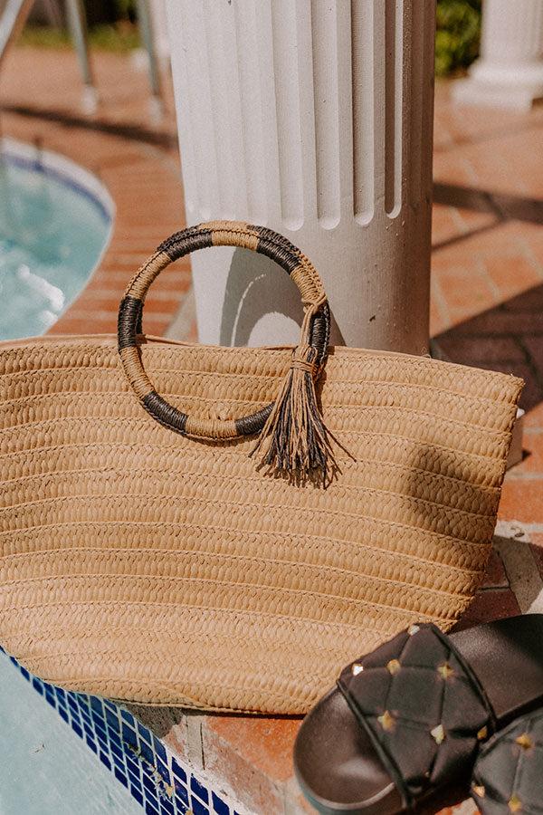 Ride The Tide Woven Tote Product Image