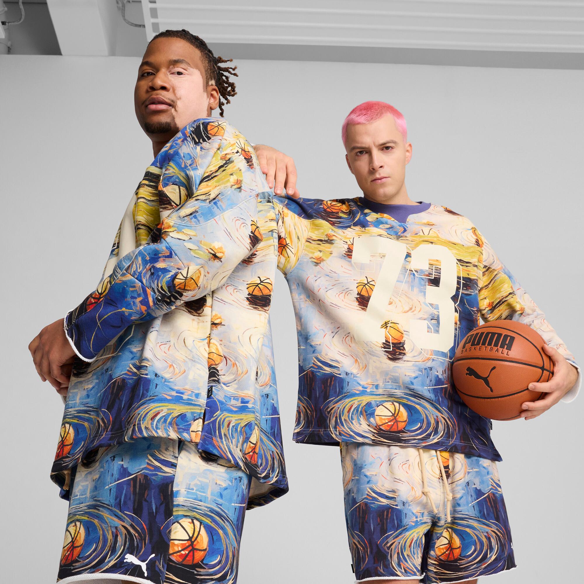 PUMA Dylan Exhibit Hockey-Inspired Men's Basketball Sweater Product Image