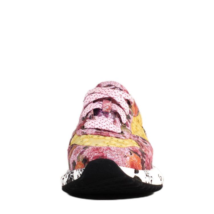 Pinky Floral Dad Sneakers Product Image