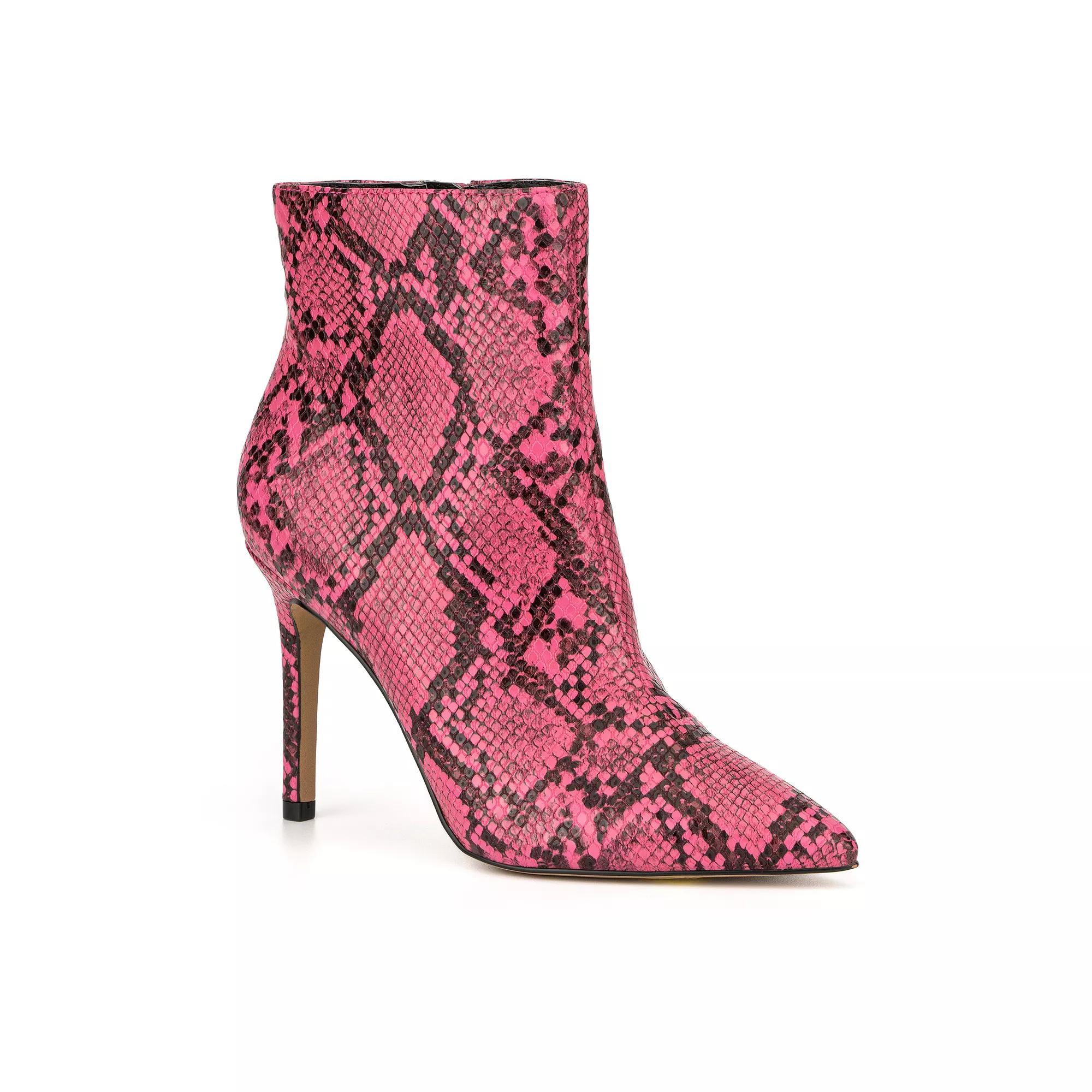 New York & Company Carmen Women's High Heel Ankle Boots, Size: 7, Pink Product Image