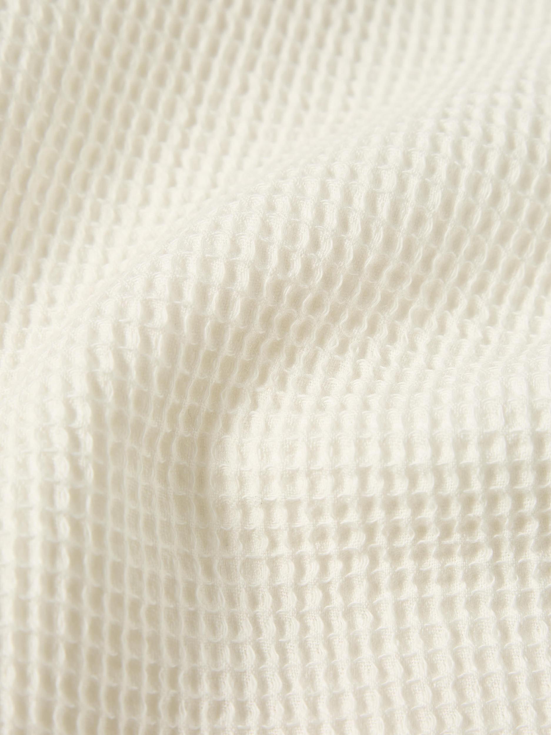 Ecru Japanese Waffle Camp Shirt Product Image