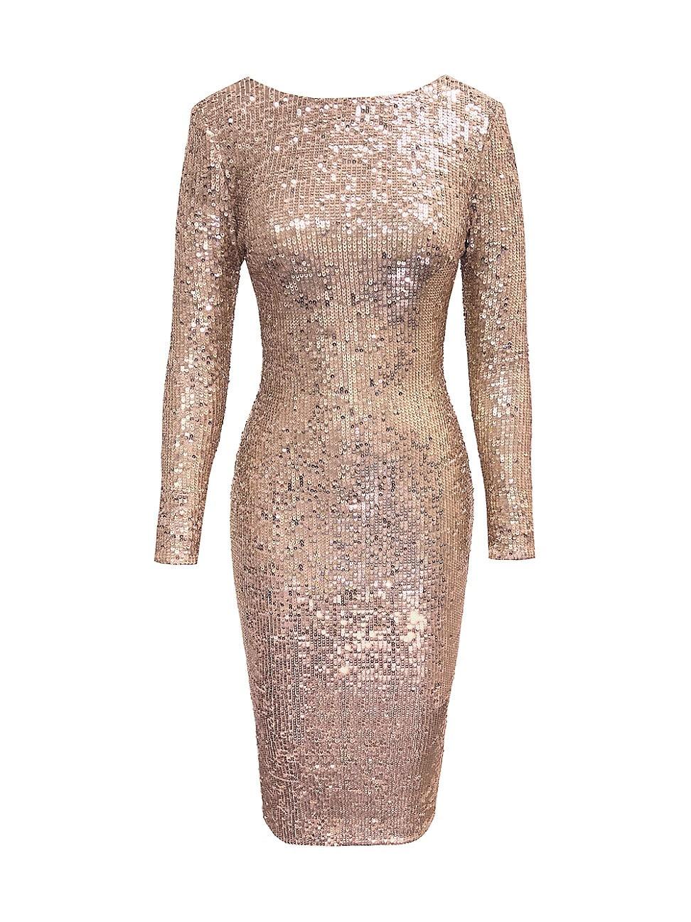 Womens Emery Sequined Midi-Dress Product Image