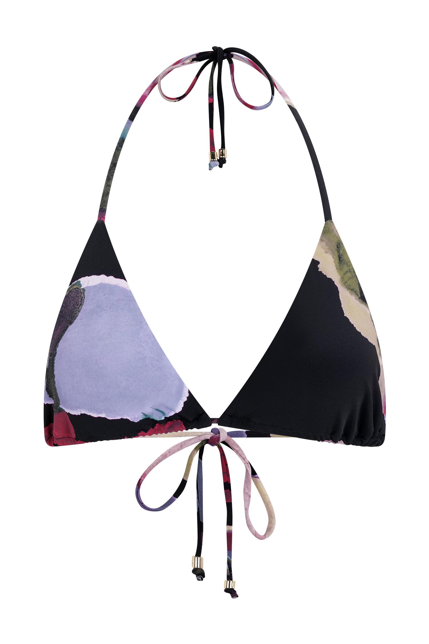 Brianna Cheeky Cut Bikini Bottom - Multi Fluid Reverie Print Female Product Image