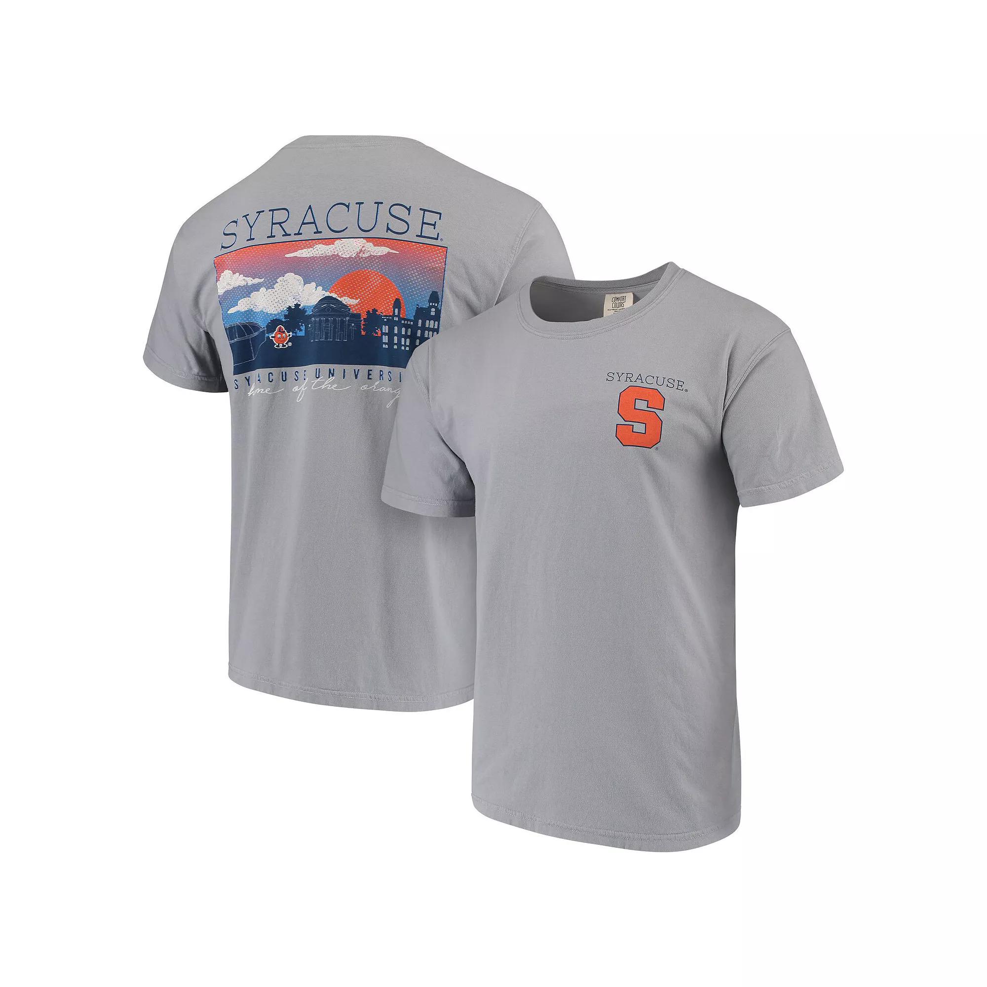 Men's Gray Syracuse Orange Comfort Colors Campus Scenery T-Shirt, Size: 2XL, Grey Product Image