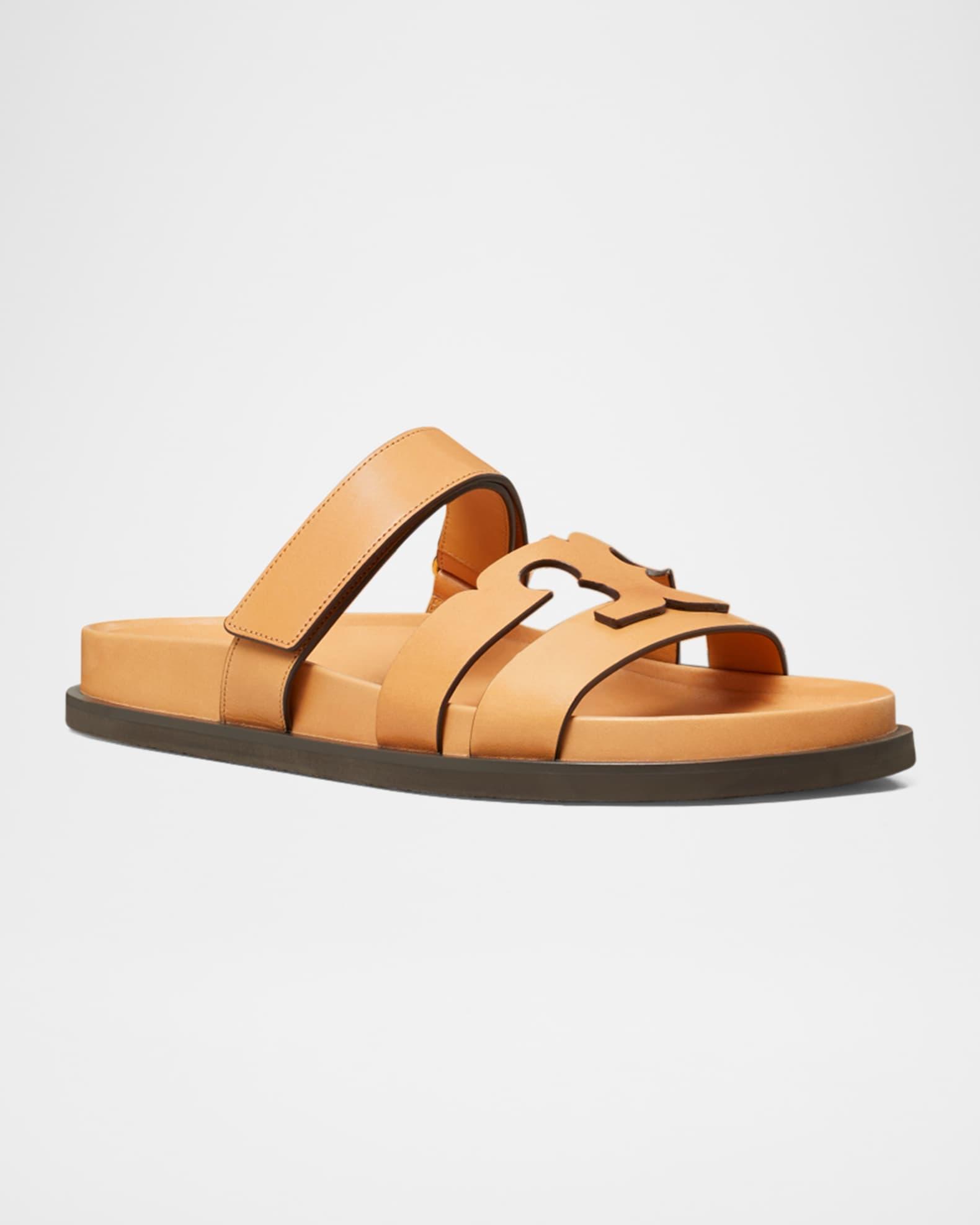 Ines Sport Leather Slide Sandals Product Image