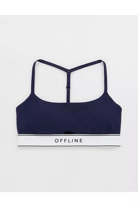 OFFLINE By Aerie The Hugger Logo Elastic Sports Bra Women's Product Image