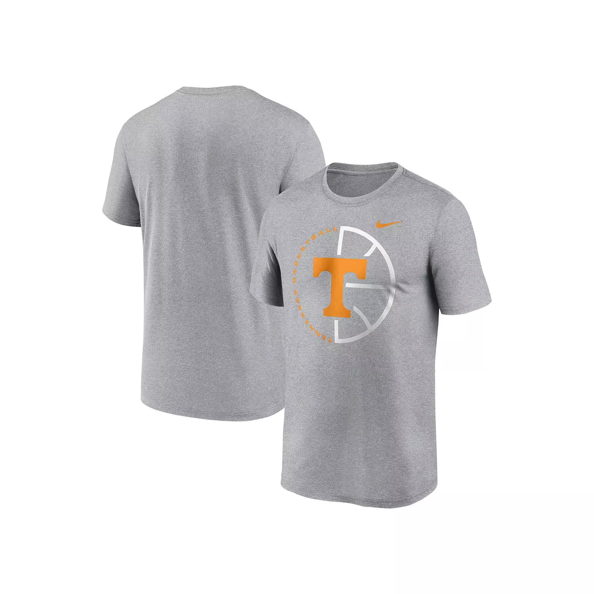 Men's Nike Heather Gray Tennessee Volunteers Legend Basketball Icon Performance T-Shirt,  Product Image