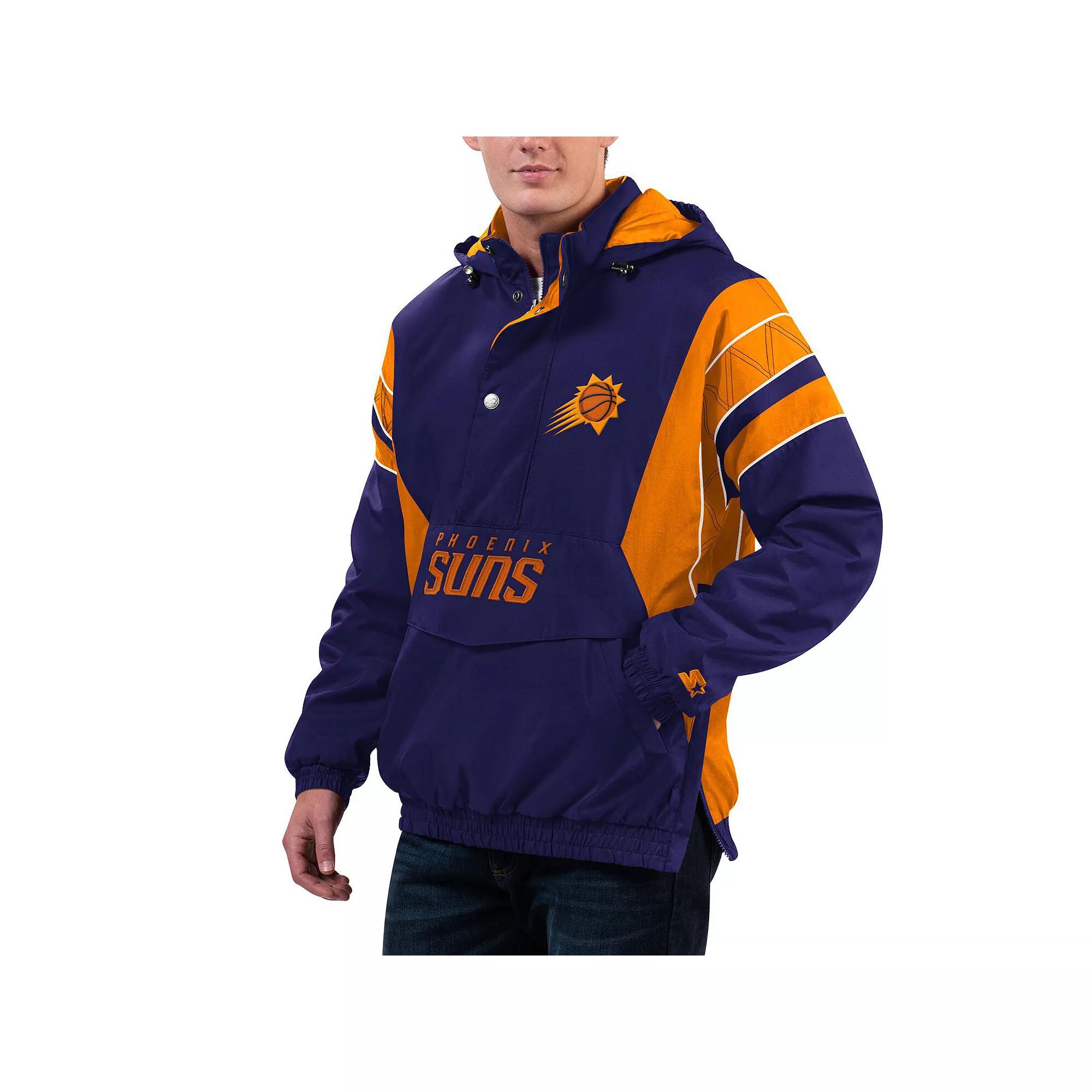 Men's Starter  Purple Phoenix Suns Home Team Hoodie Half-Zip Jacket, Size: Large, Phx Purple Product Image