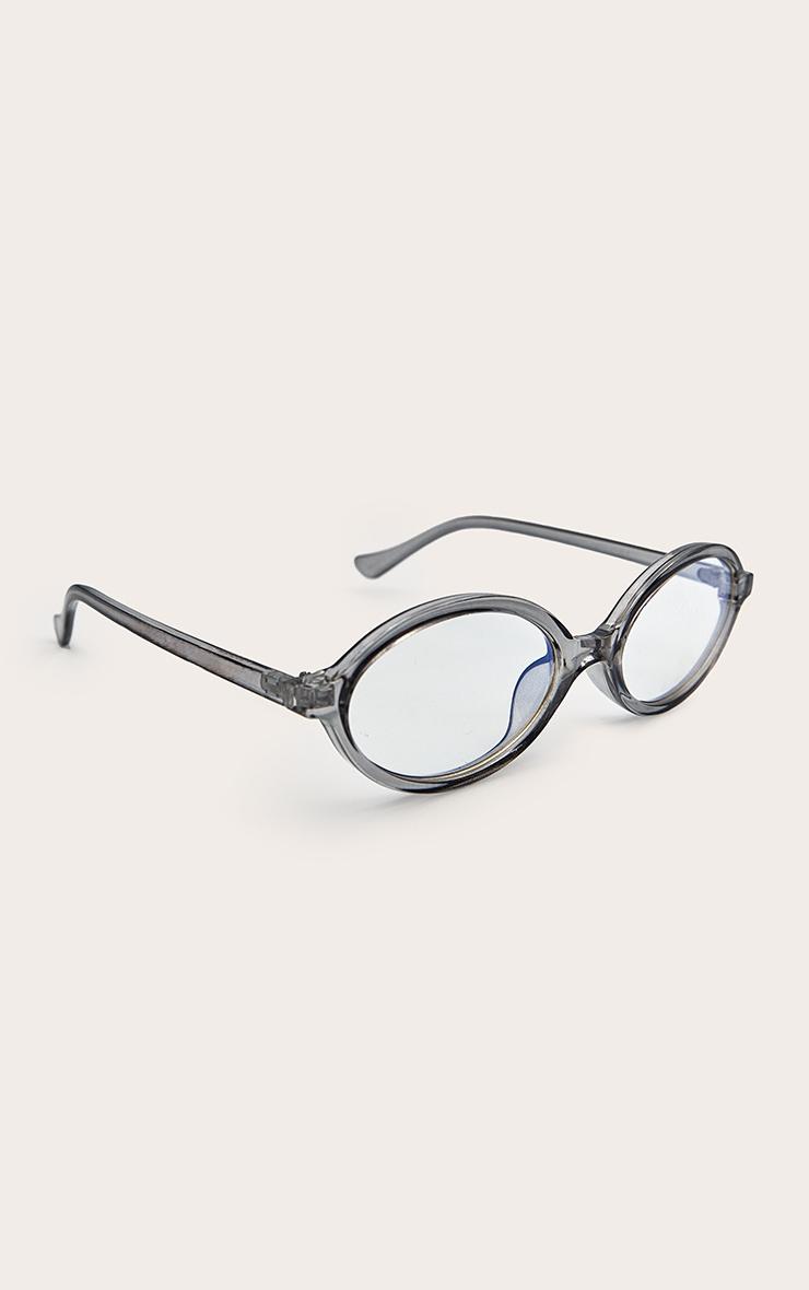 Grey  Round Blue Light Readers Product Image