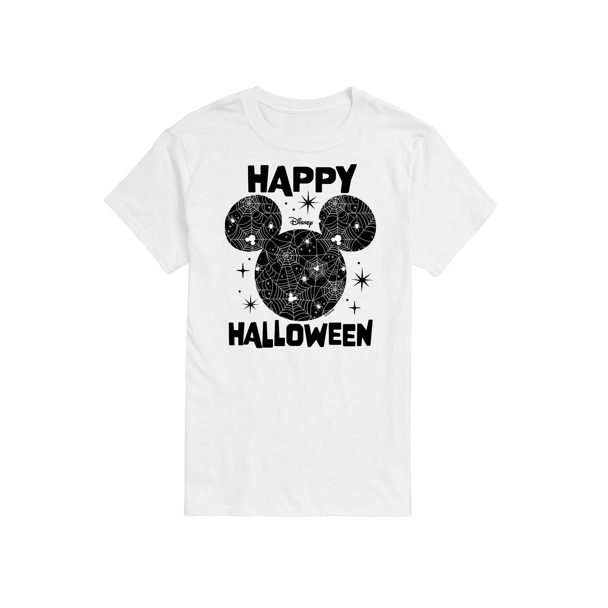 Disney's Mickey Mouse & Friends Big & Tall Happy Halloween Silhoette Graphic Tee, Men's,  Product Image