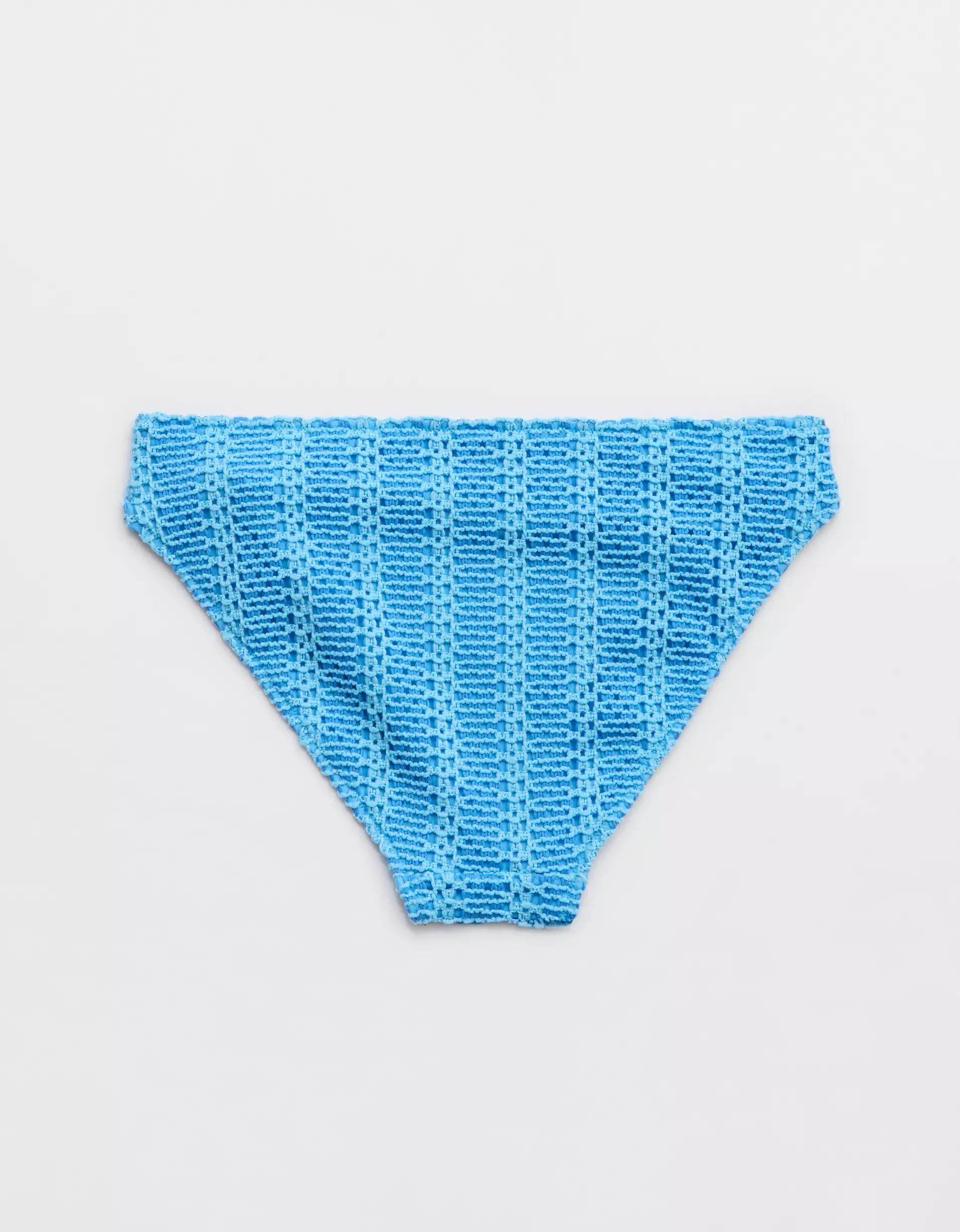Aerie The Classic Cloudweave Crochet Bikini Bottom Product Image