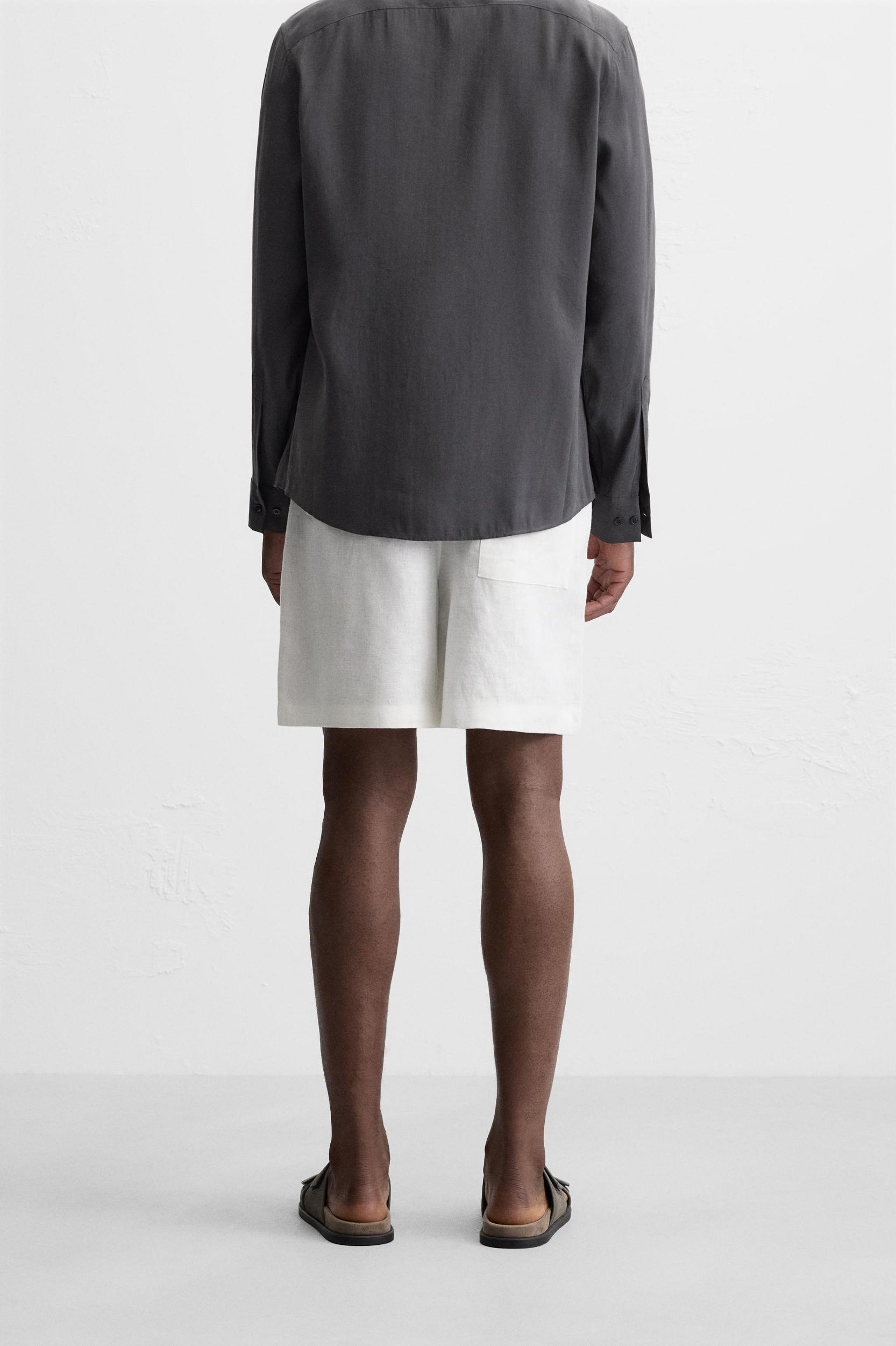 100% LINEN SHORTS Product Image