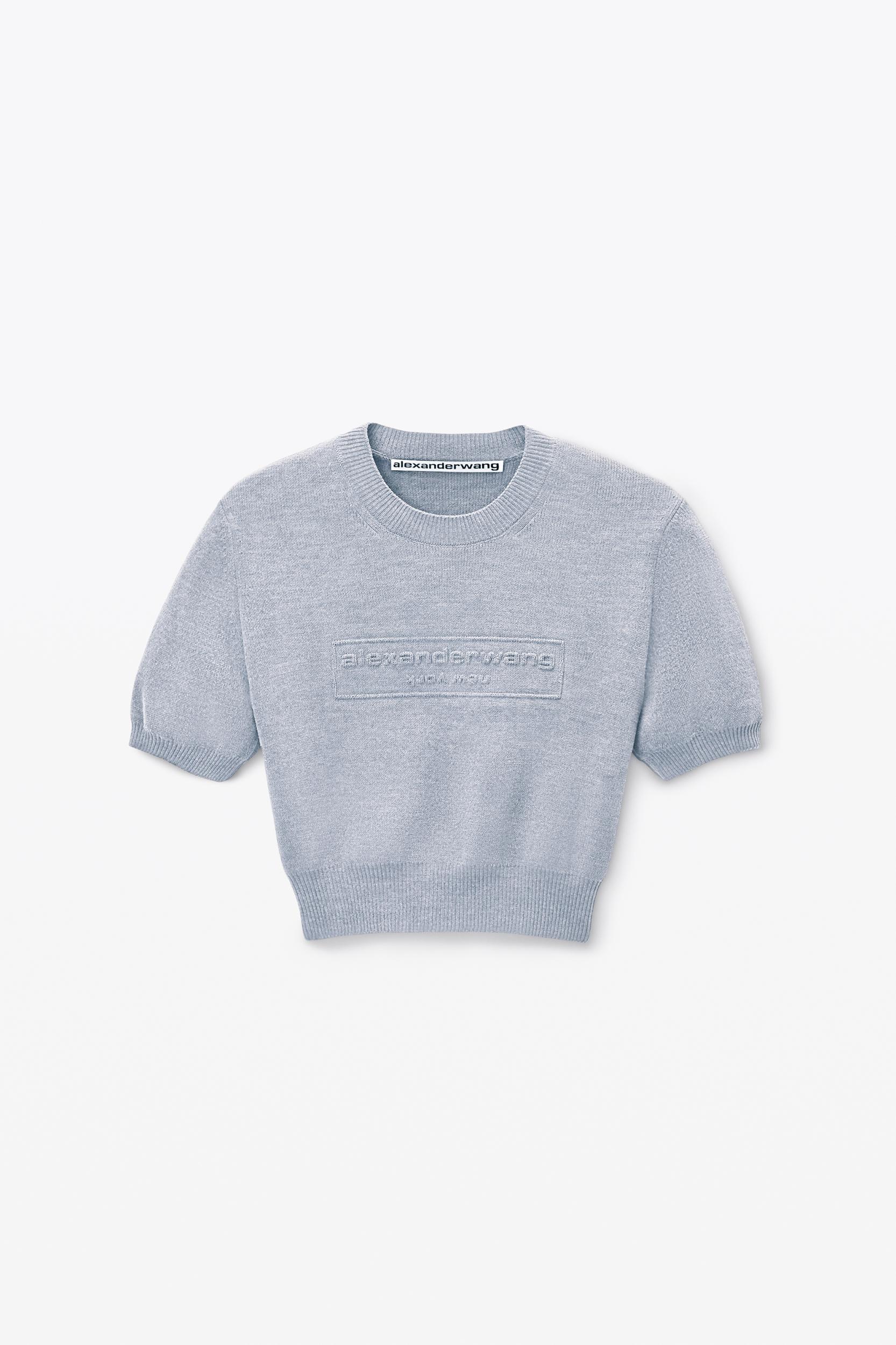 Pink Cotton-blend Chenille Logo Pullover Product Image