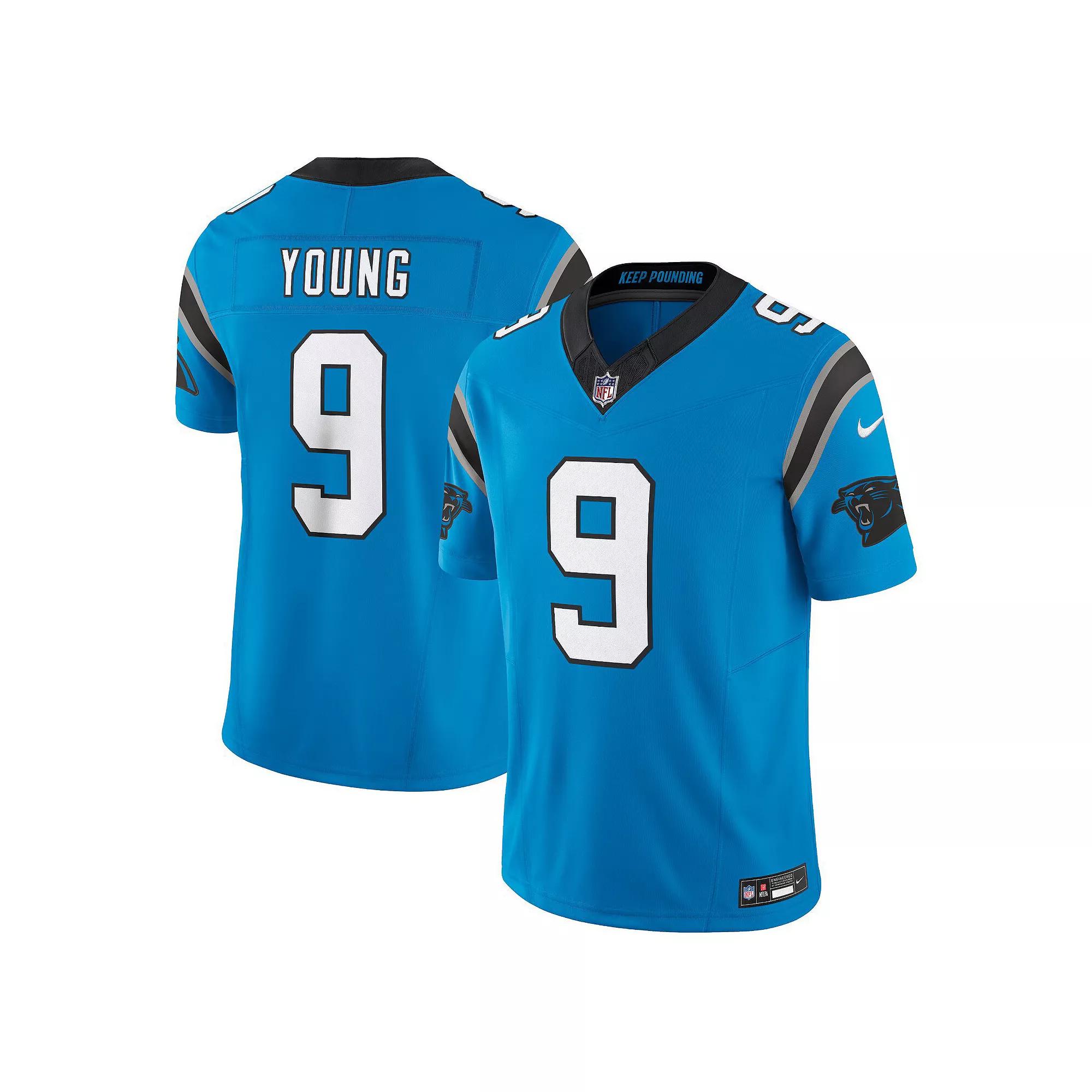 Men's Nike Bryce Young Blue Carolina Panthers Vapor F.U.S.E. Limited Jersey,  Product Image
