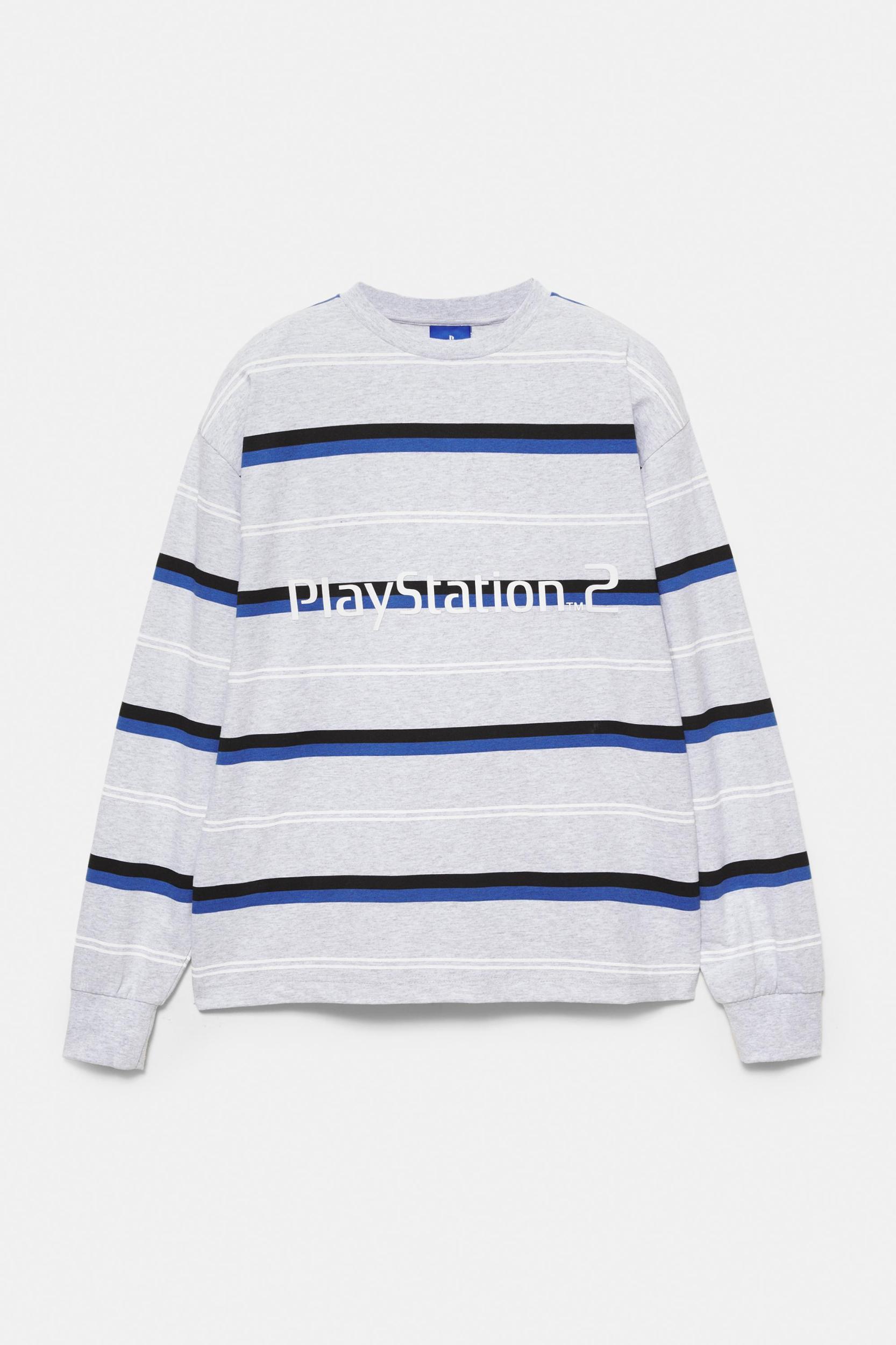 Striped PlayStation x STWD T-shirt Product Image