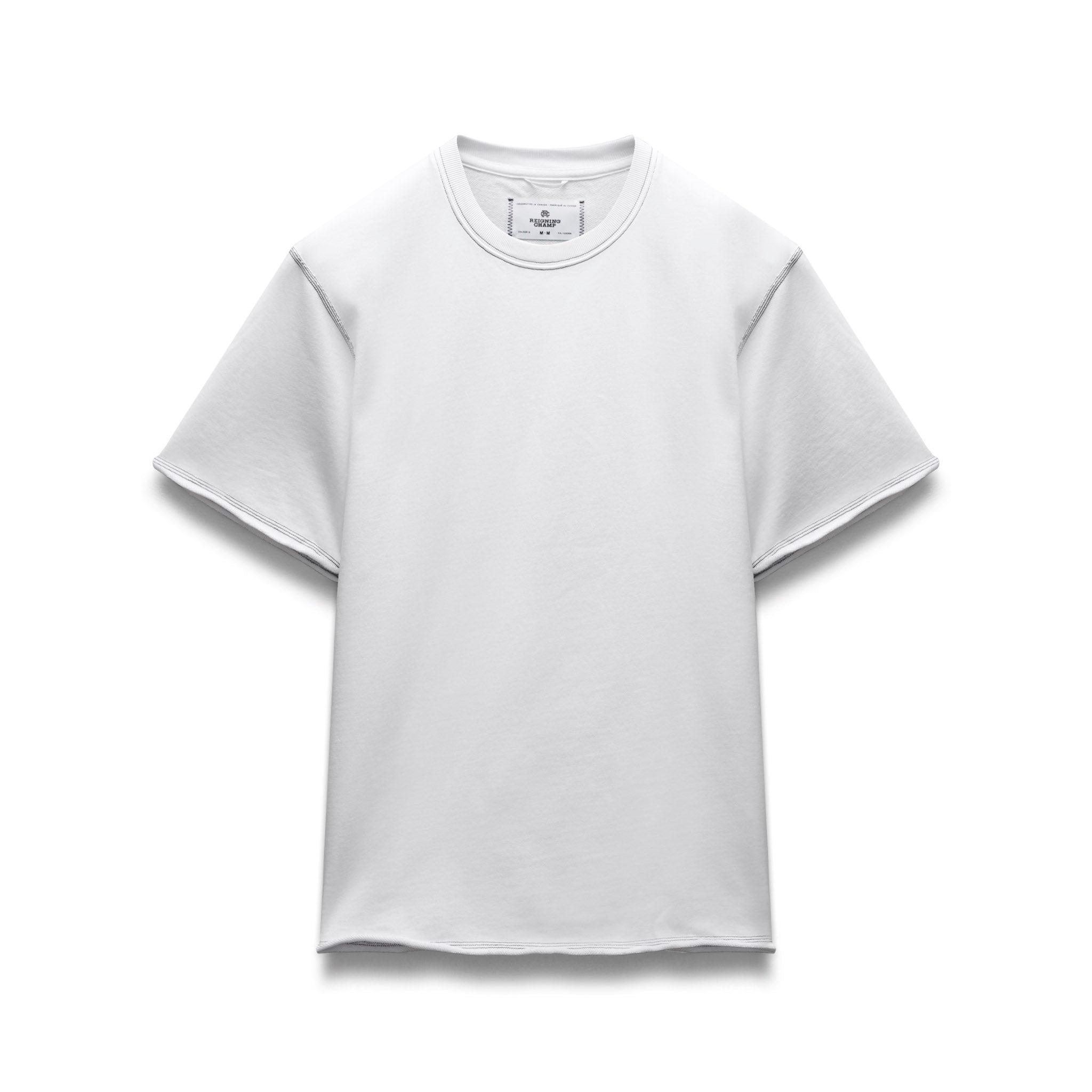 Lightweight Terry Cut-Off Relaxed T-Shirt - Vault Male Product Image
