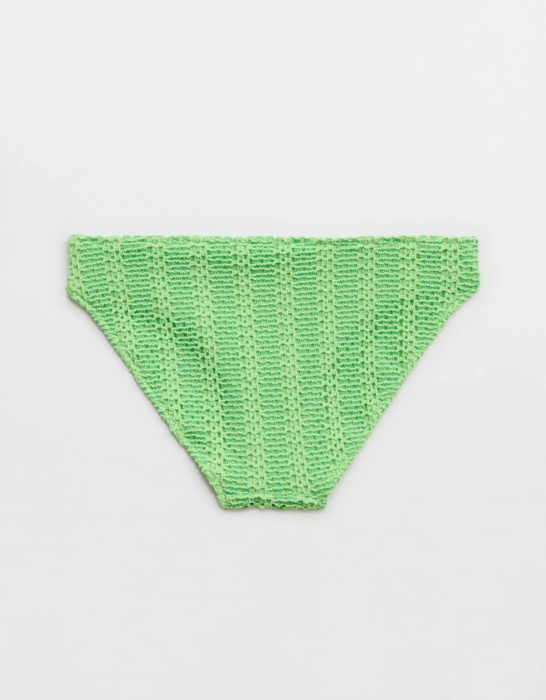 Aerie The Classic Cloudweave Crochet Bikini Bottom Product Image