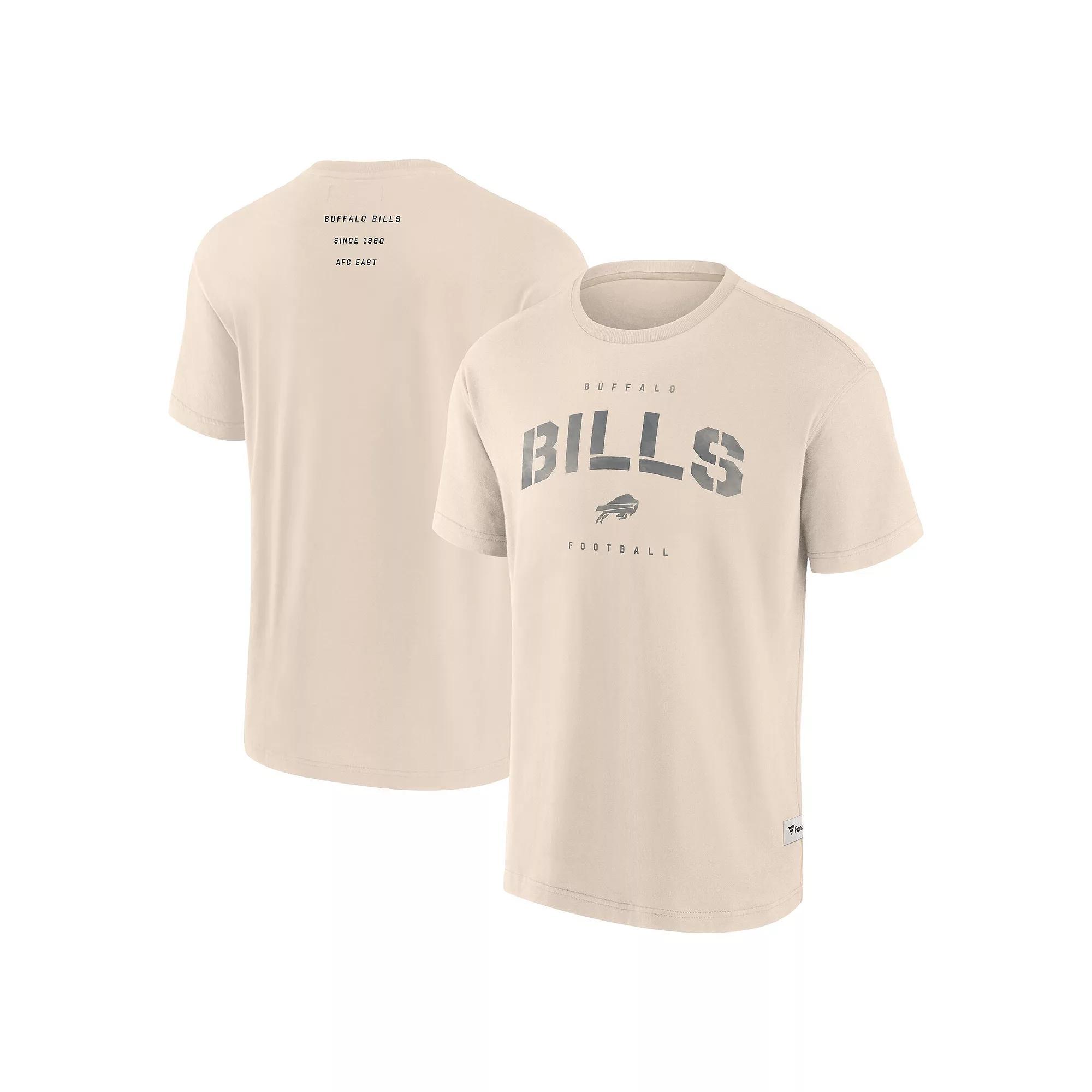 Men's Fanatics Cream Buffalo Bills Elements Future Ground T-Shirt, Size: Large, Beige Product Image