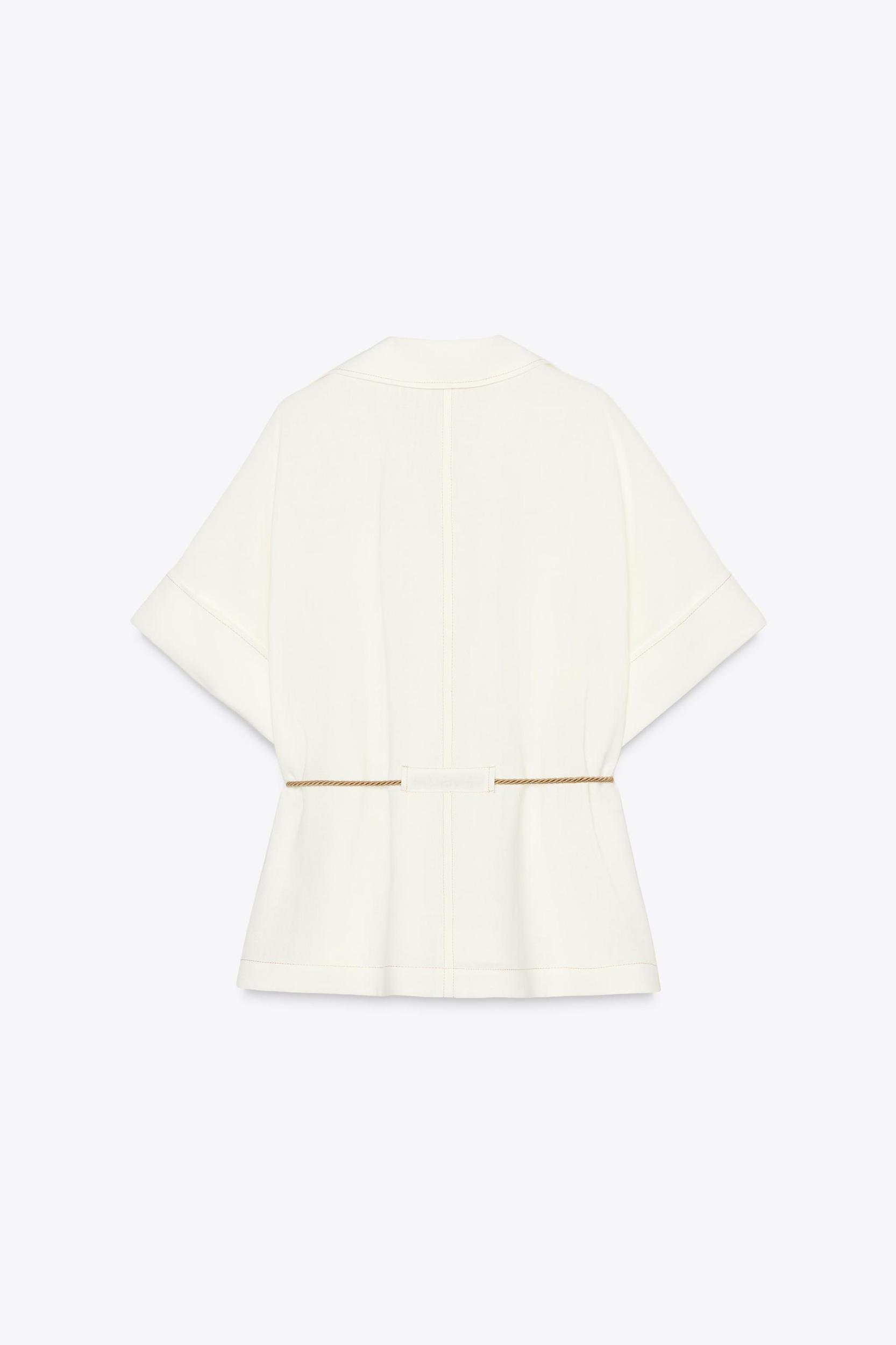 RAMIE SAFARI SHIRT WITH DRAWSTRING Product Image