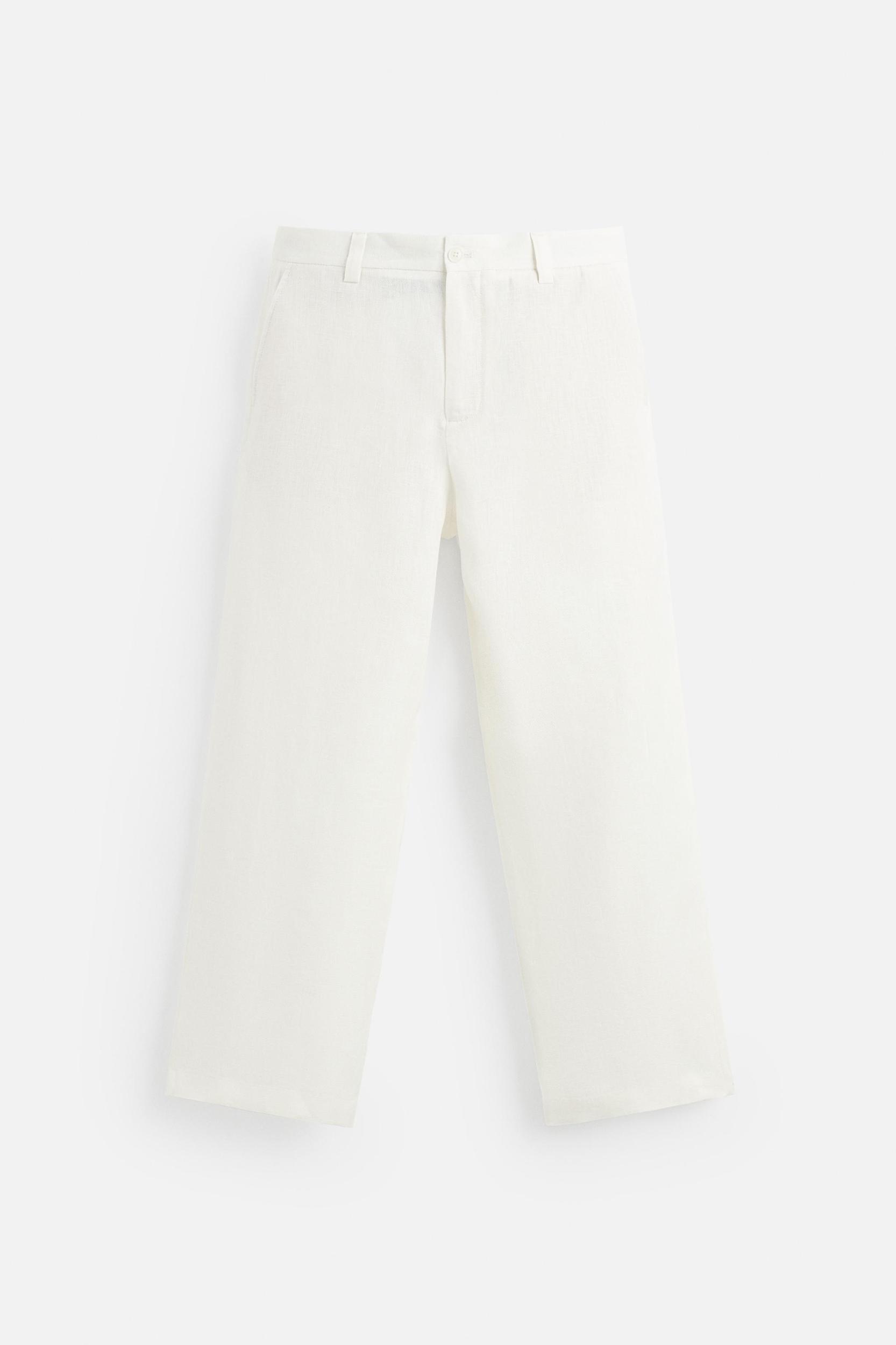 100% LINEN SUIT PANTS Product Image