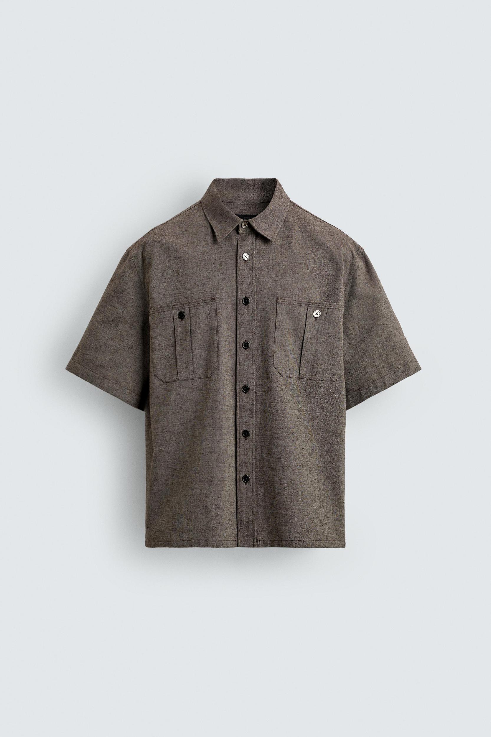 OVERSIZED FIT POCKET SHIRT Product Image