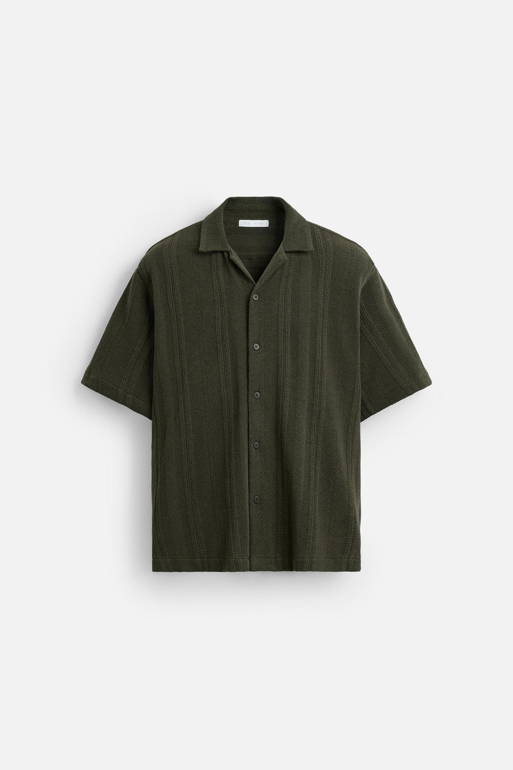 TEXTURED STRIPED SHIRT Product Image