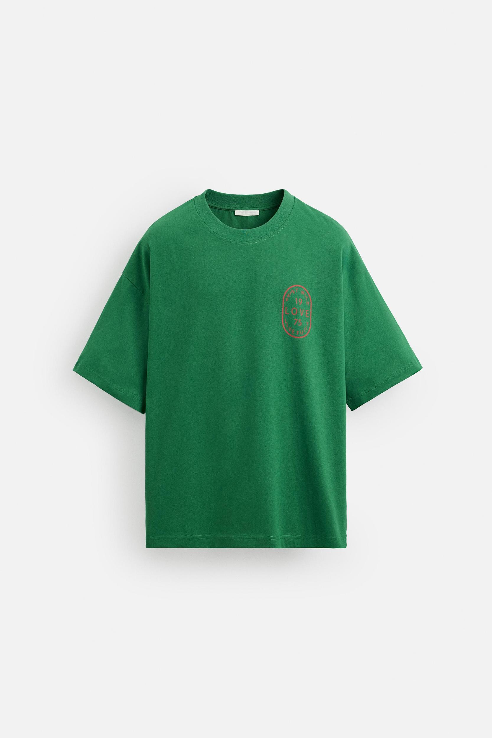 TEXT PRINT T-SHIRT Product Image