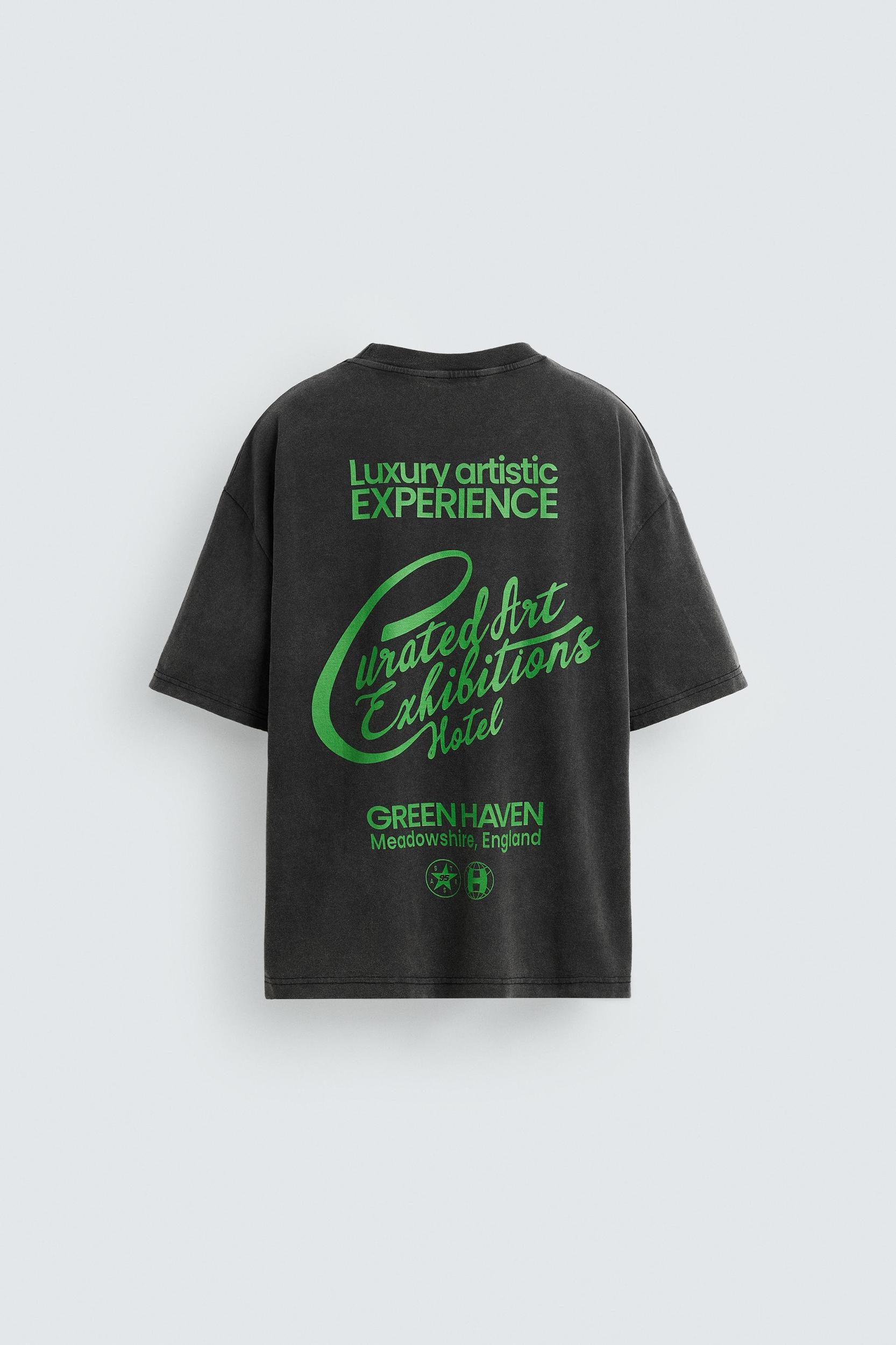 WASHED TEXT T-SHIRT Product Image