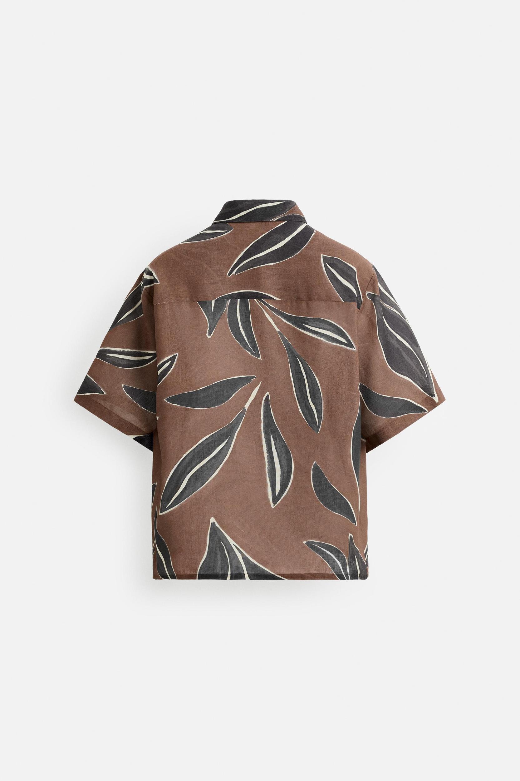 LEAF PRINT SHIRT Product Image