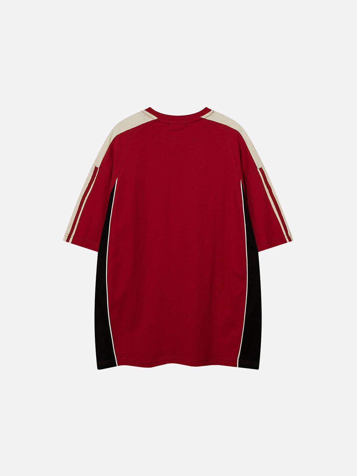 Aelfric Eden Contrast Color Stripe Soccer Jersey Product Image