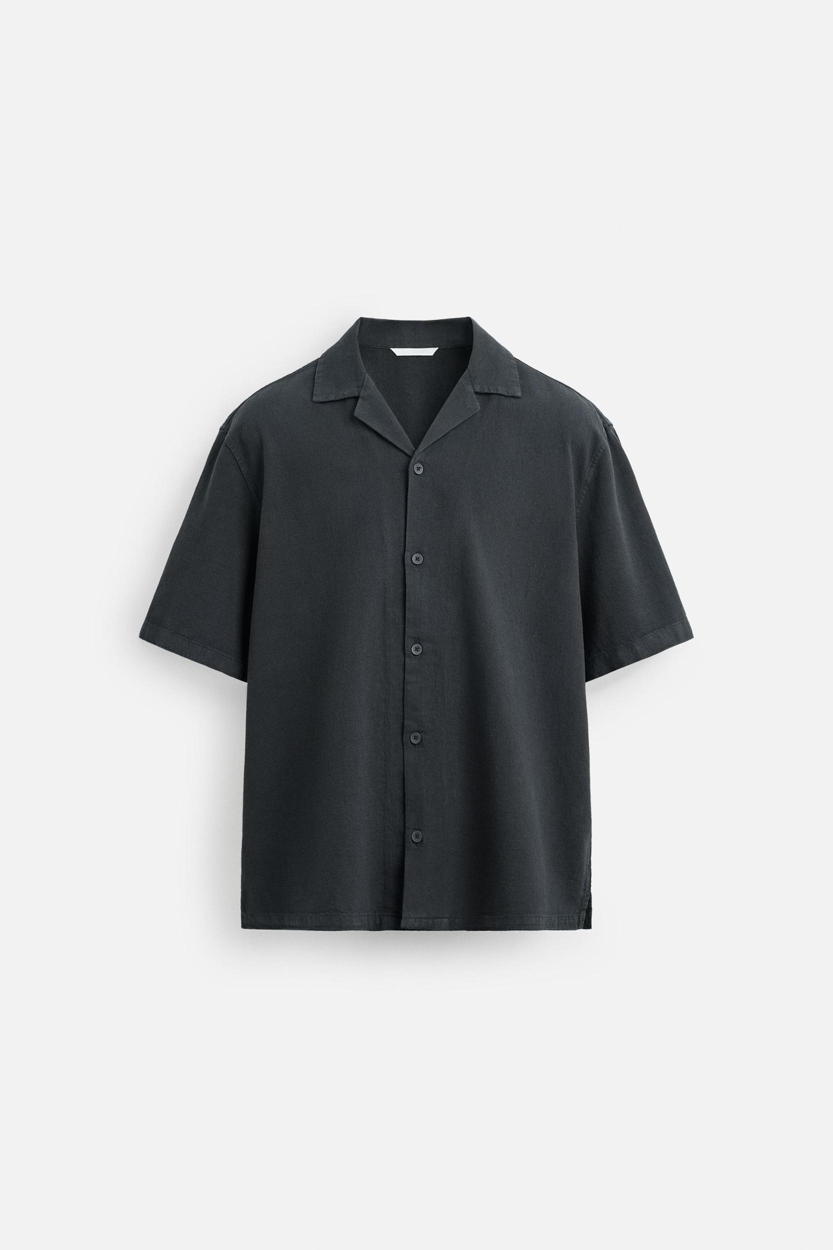 COTTON - LINEN BLEND SHIRT Product Image