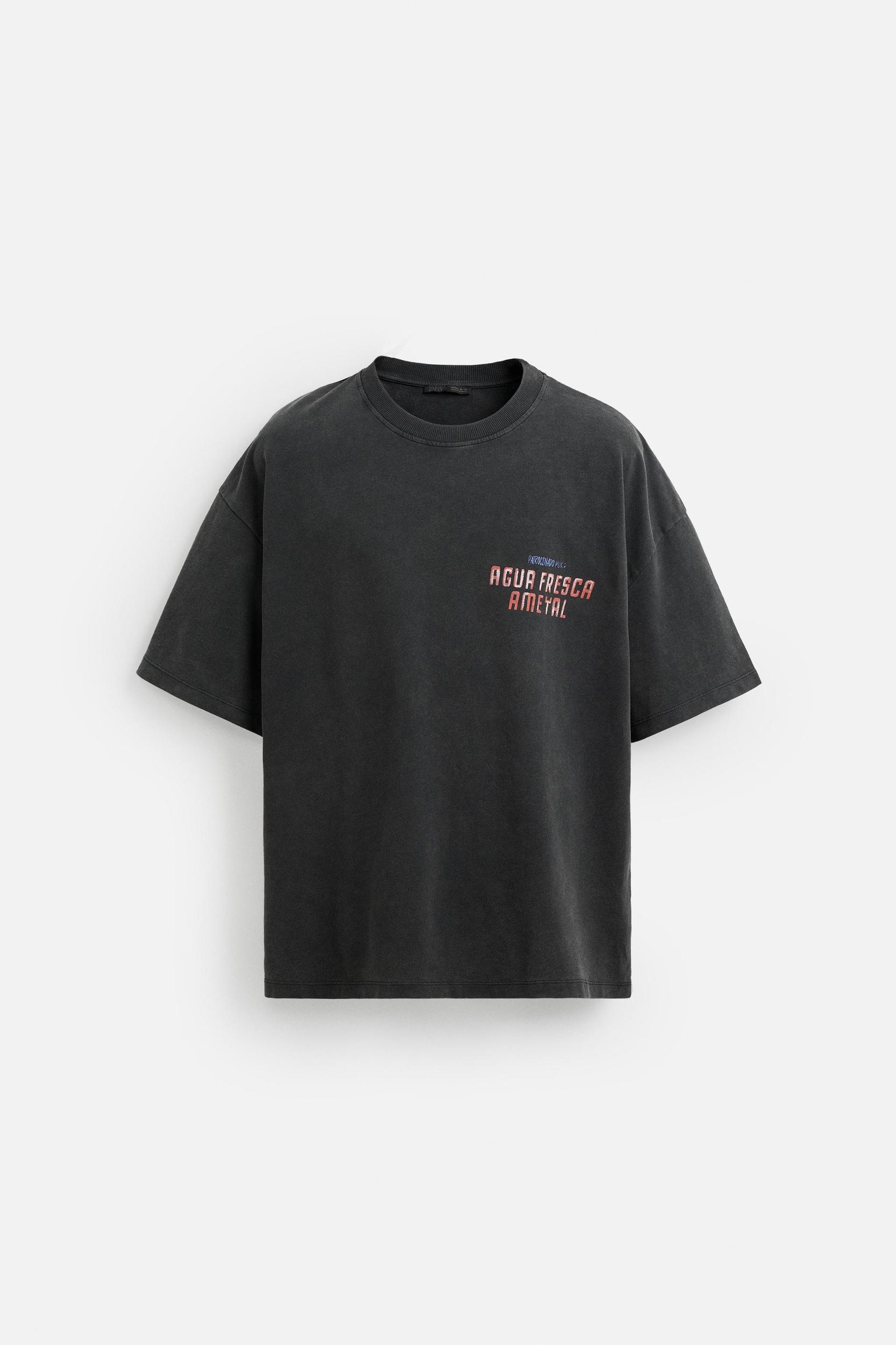 WASHED PRINTED SWEATSHIRT Product Image