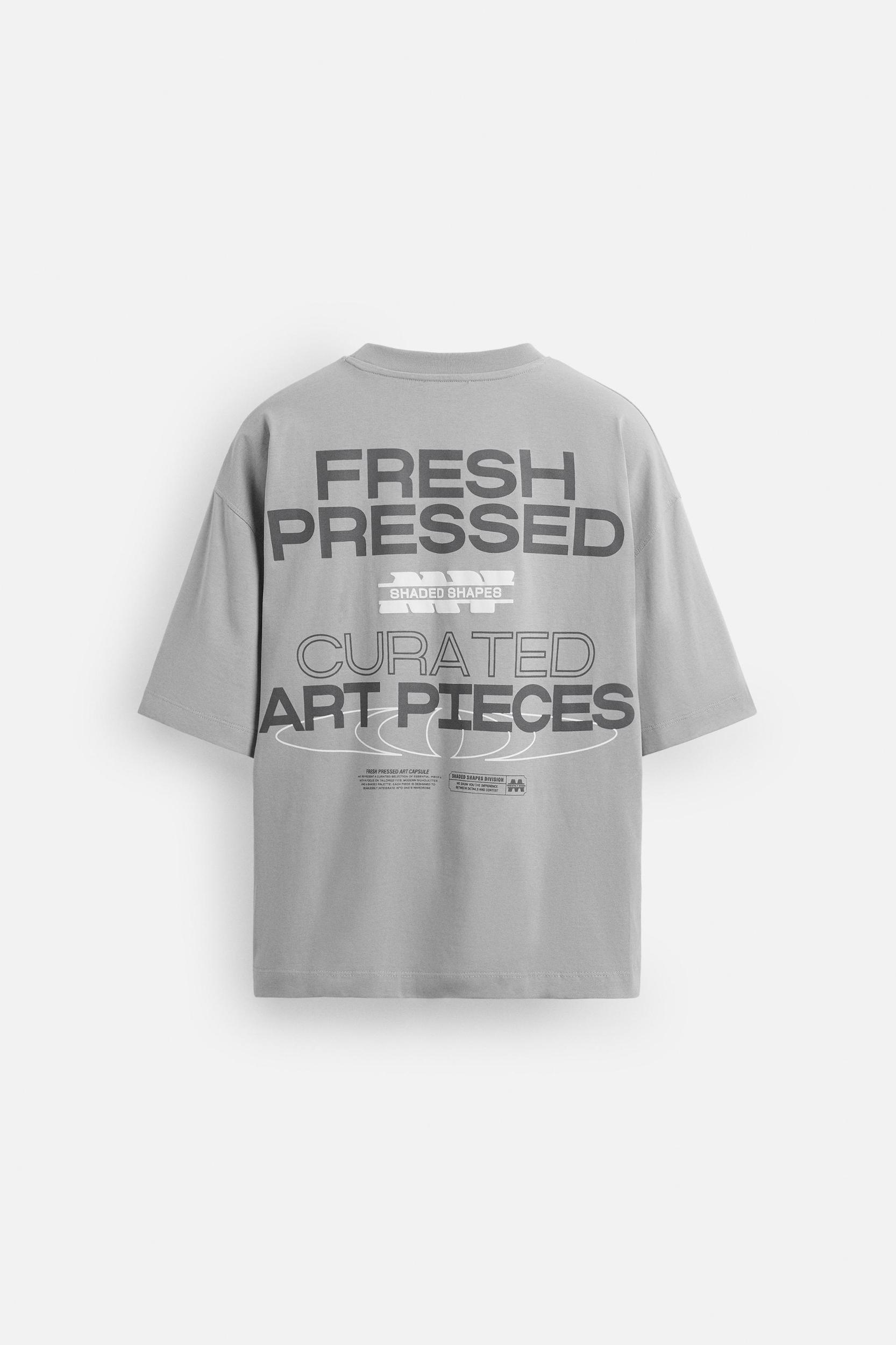 TEXT PRINT T-SHIRT Product Image