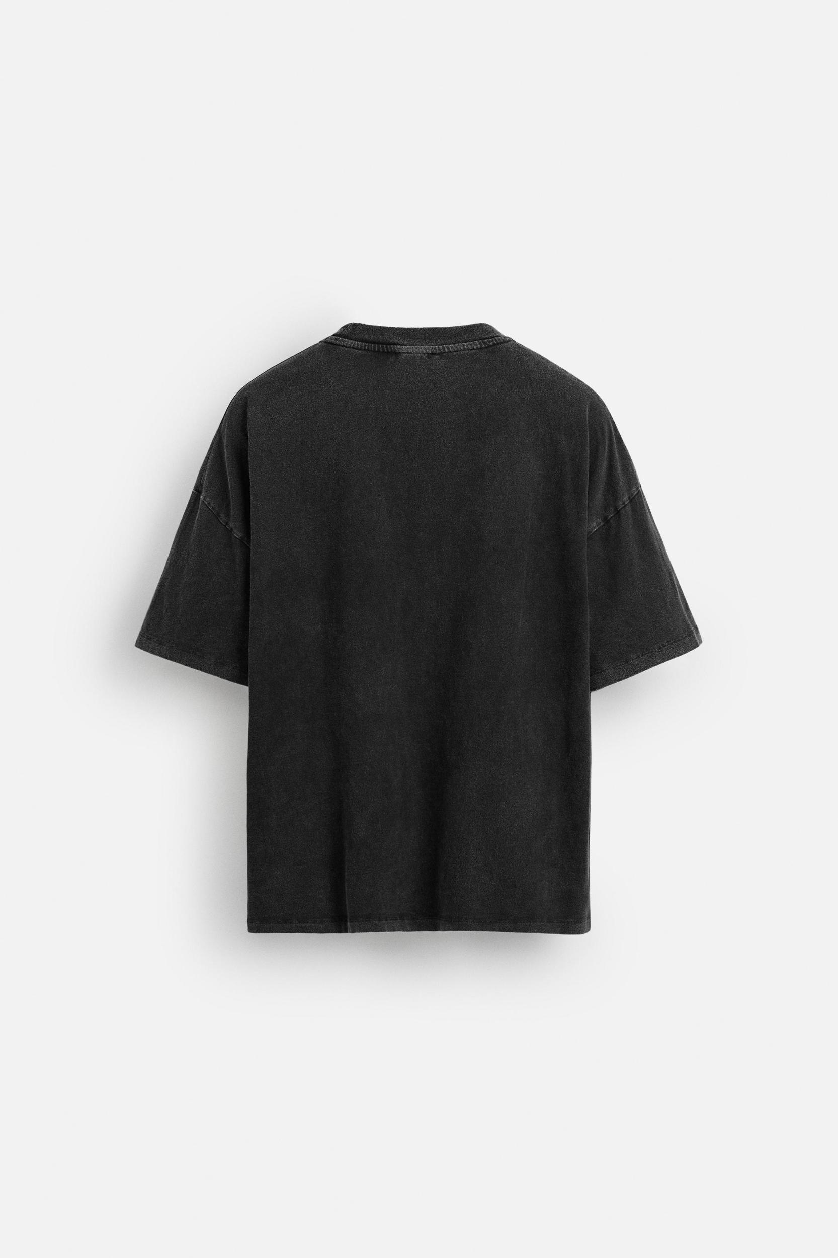 WASHED PRINT T-SHIRT Product Image