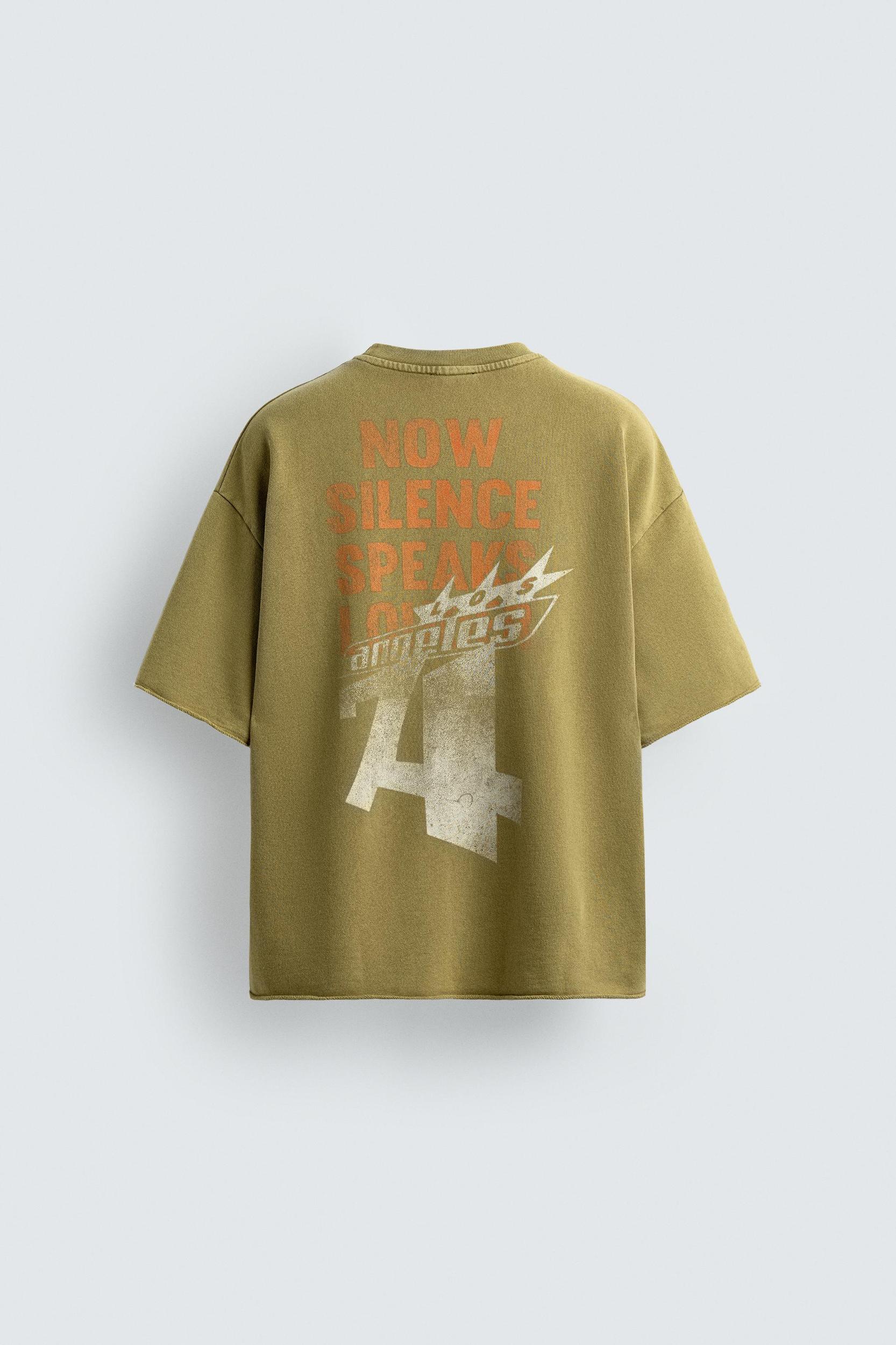 WASHED PRINTED TEXT SWEATSHIRT Product Image