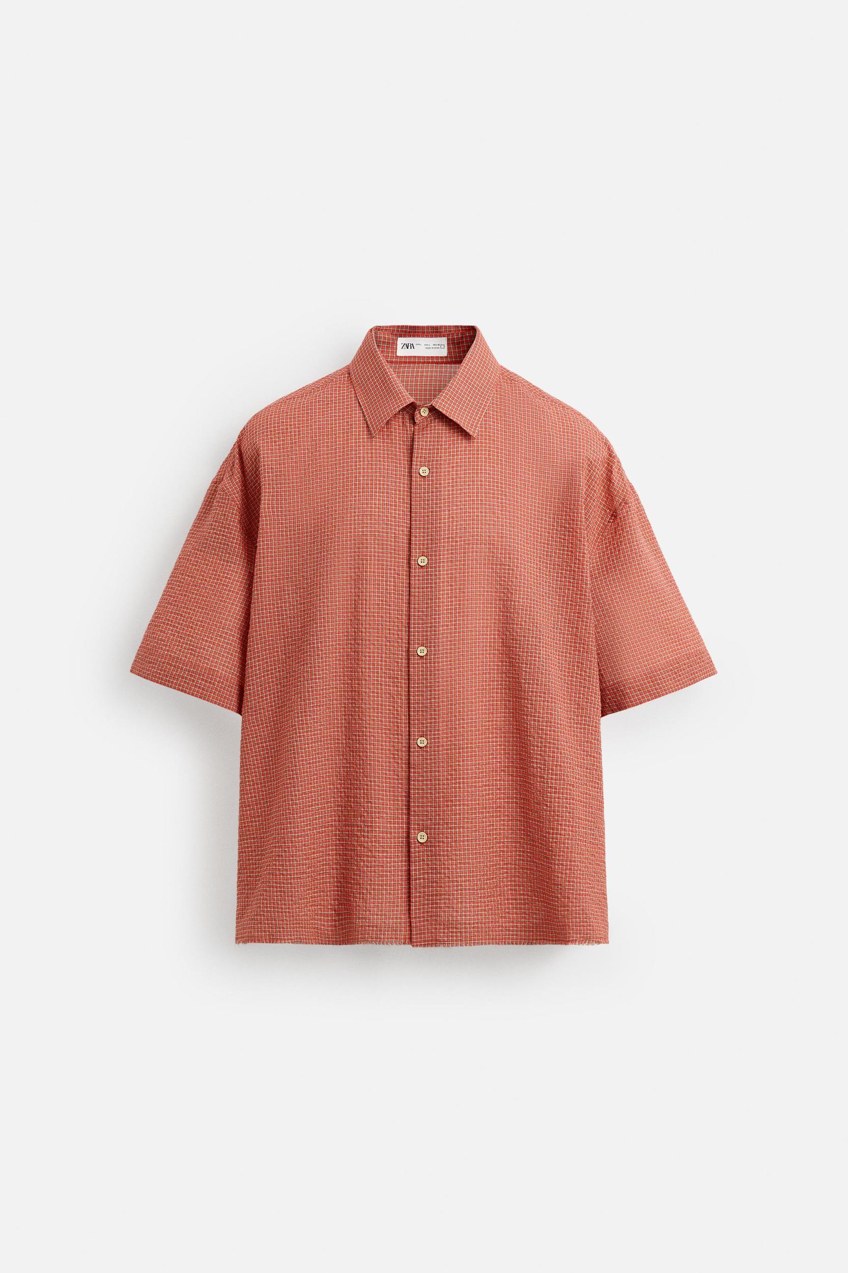 SEERSUCKER PLAID SHIRT Product Image