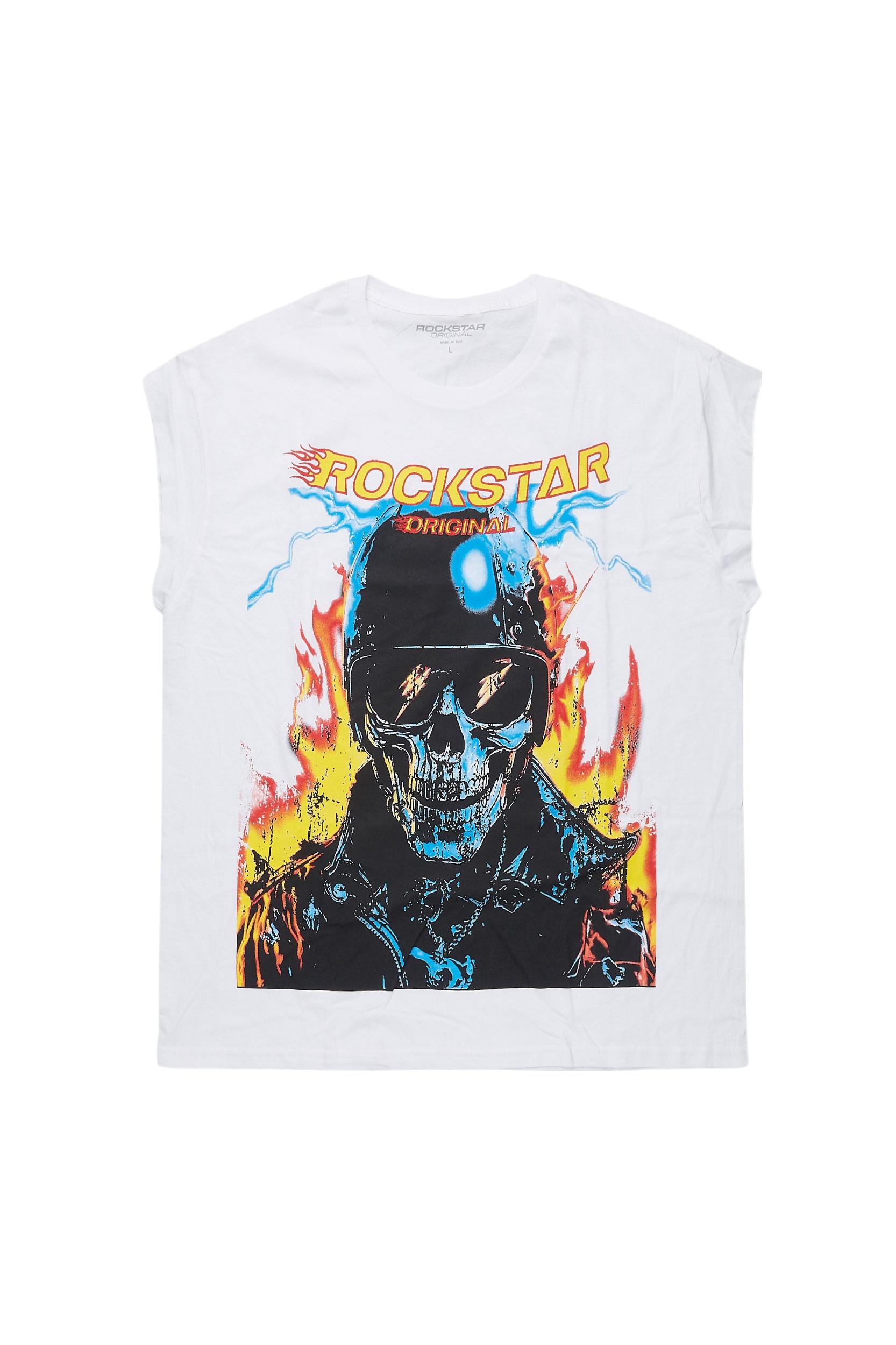 StarLane Light Blue Stacked Flare Jean Male Product Image