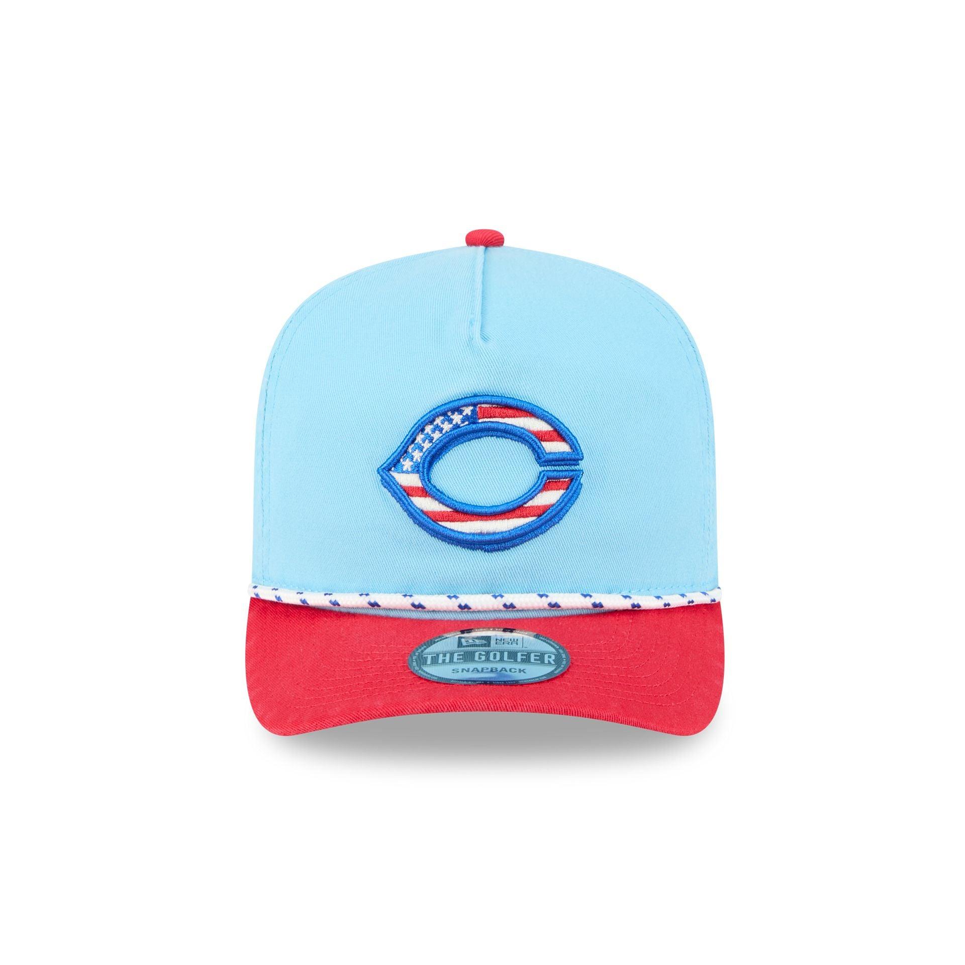 Cincinnati Reds Independence Day 2025 Golfer Hat Male Product Image