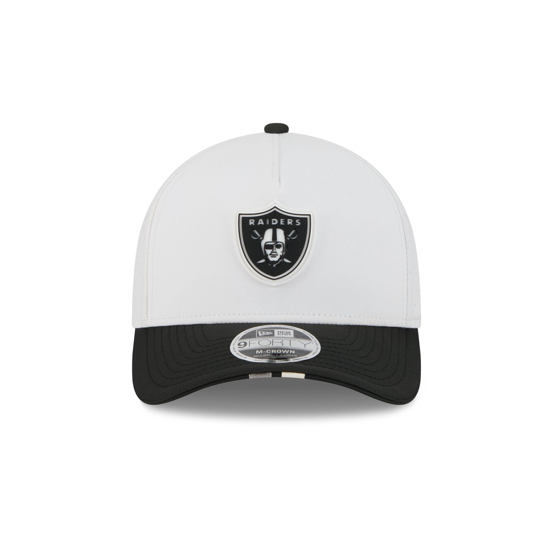Las Vegas Raiders 2025 Training 9FORTY M-Crown A-Frame Snapback Hat Male Product Image