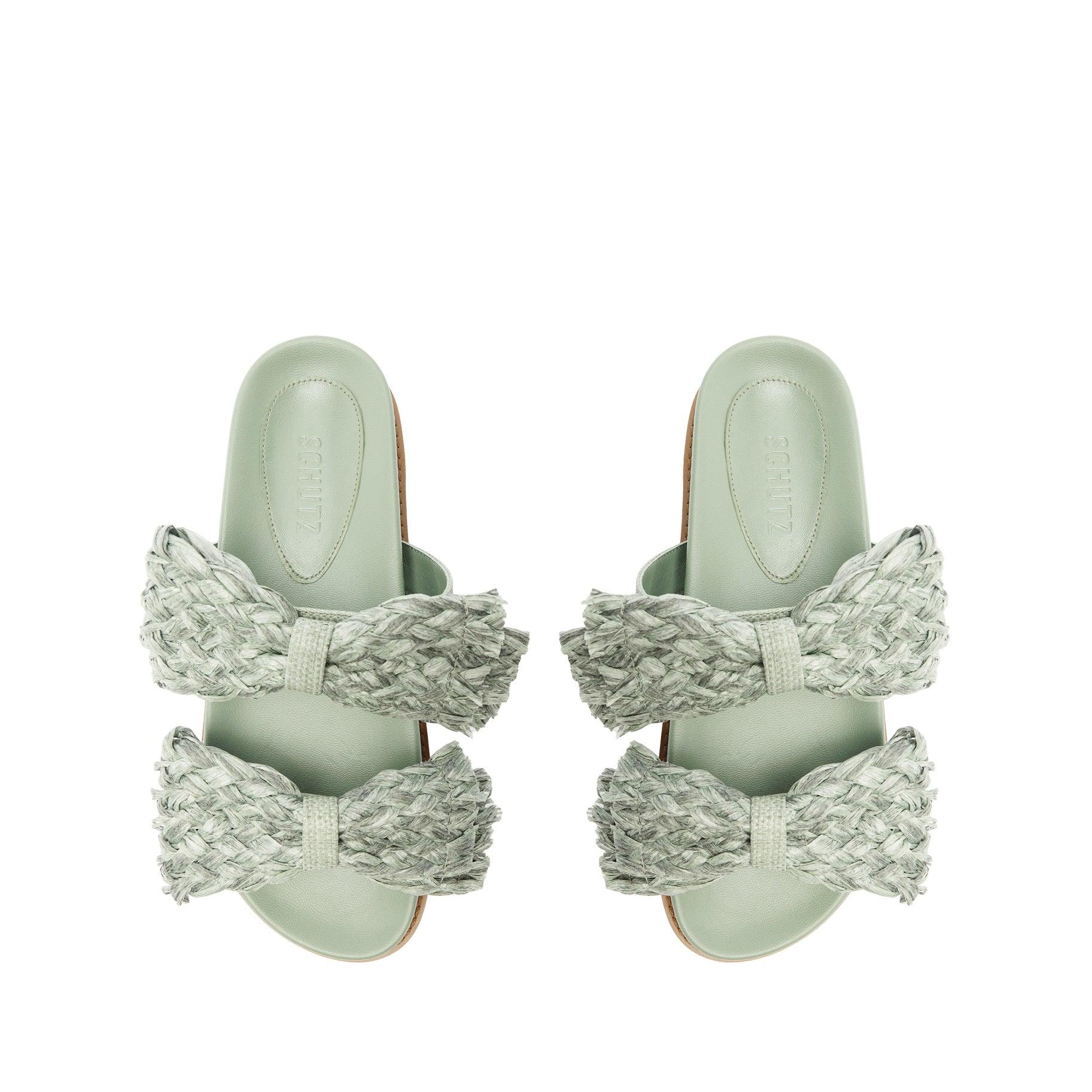 Lienne Sporty Straw Sandal Female Product Image