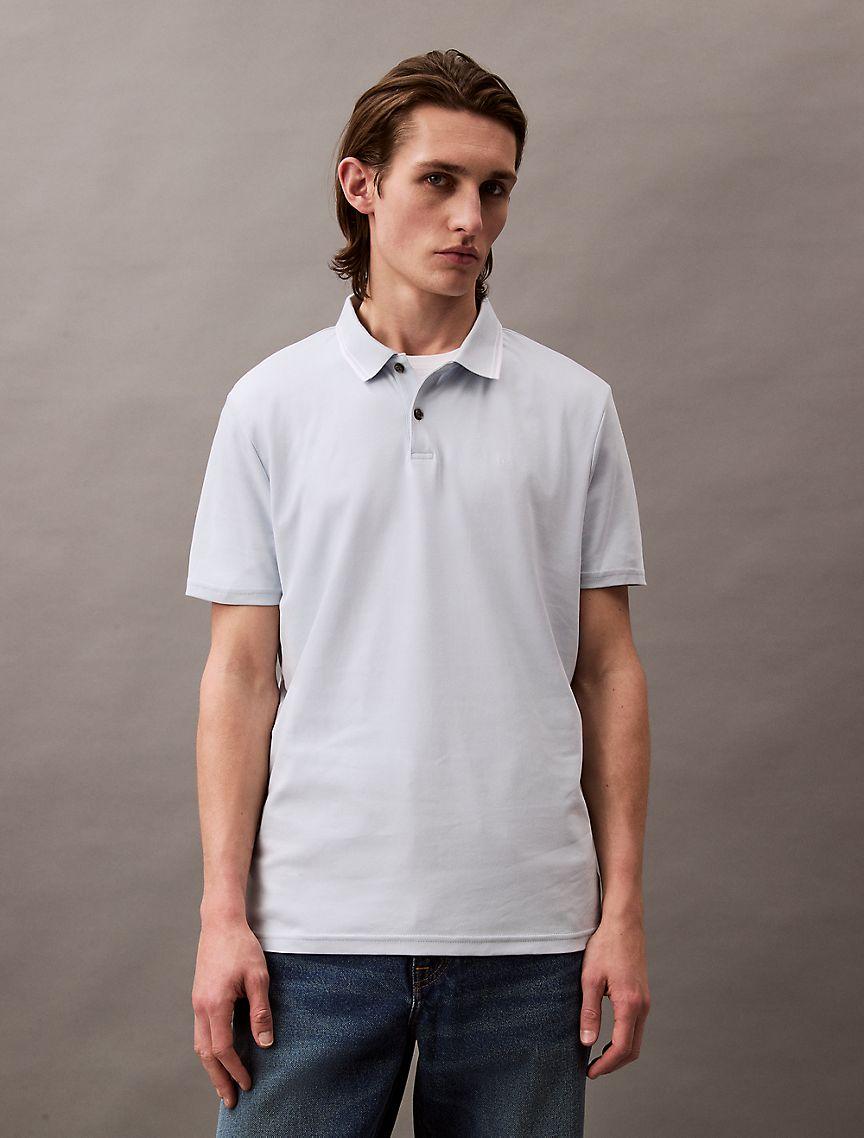 Liquid Touch Tipped Collar Polo Shirt Product Image