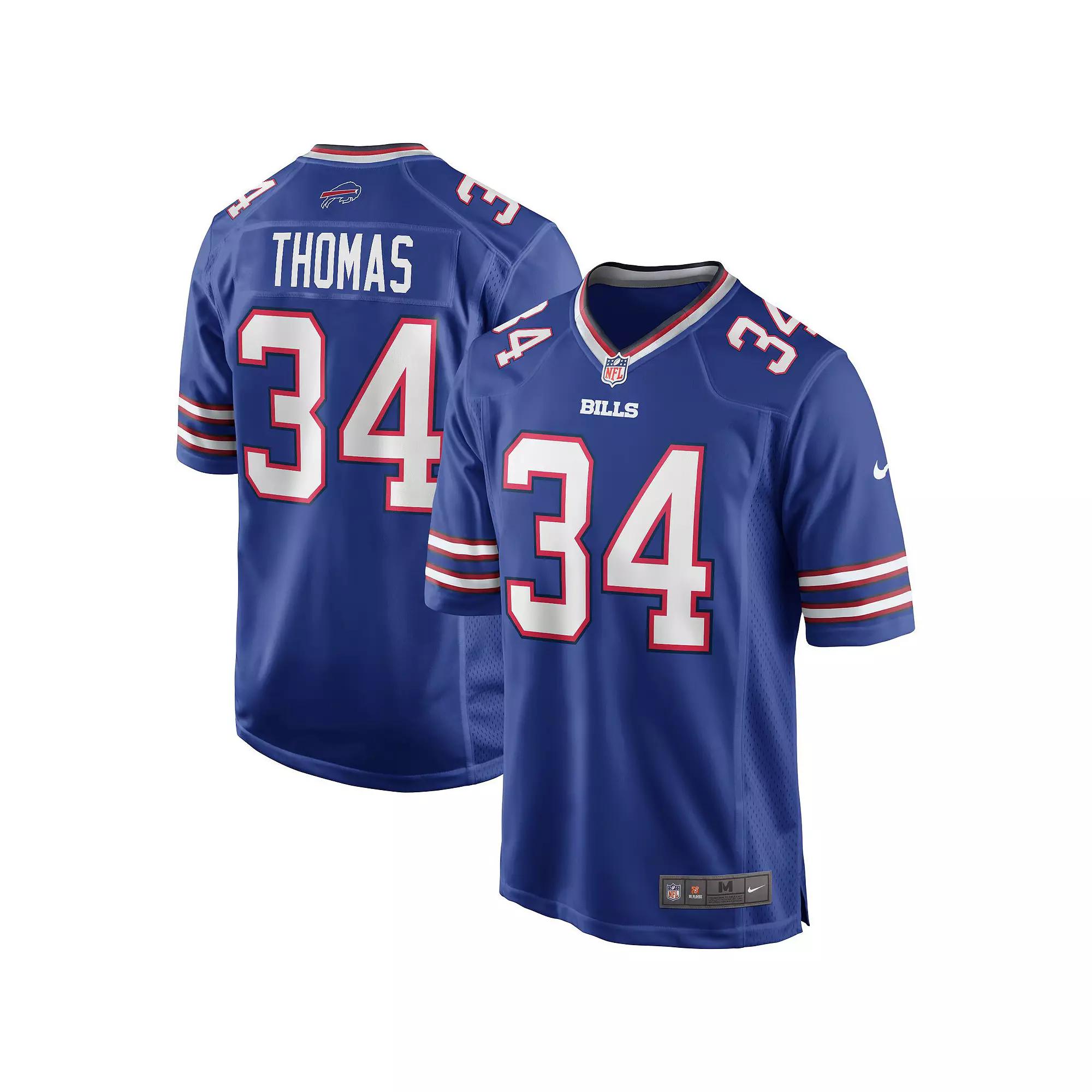 Men's Nike Thurman Thomas Royal Buffalo Bills Game Retired Player Jersey,  Product Image