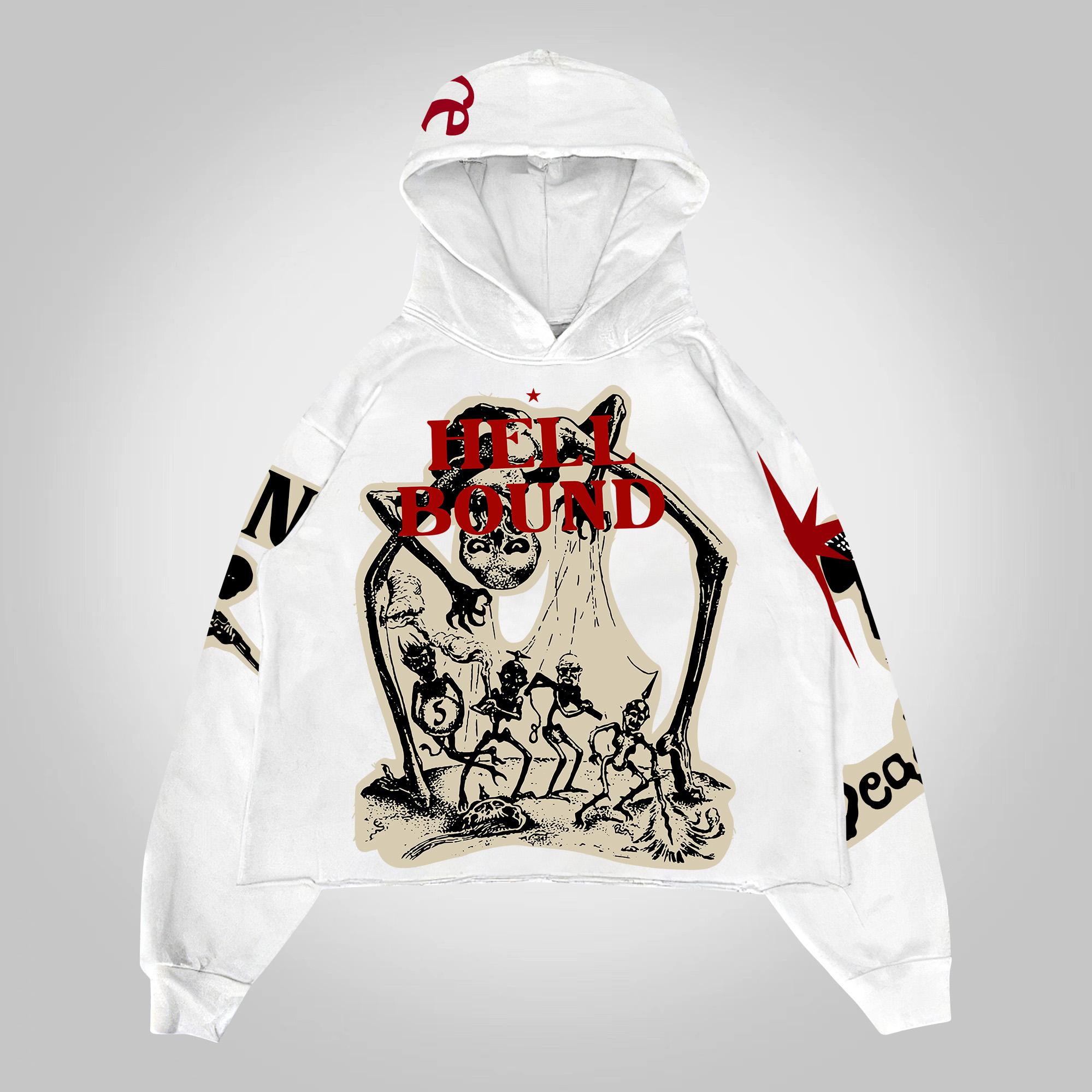 Sopula Mummy Vintage Punk Graphic Hoodie Product Image