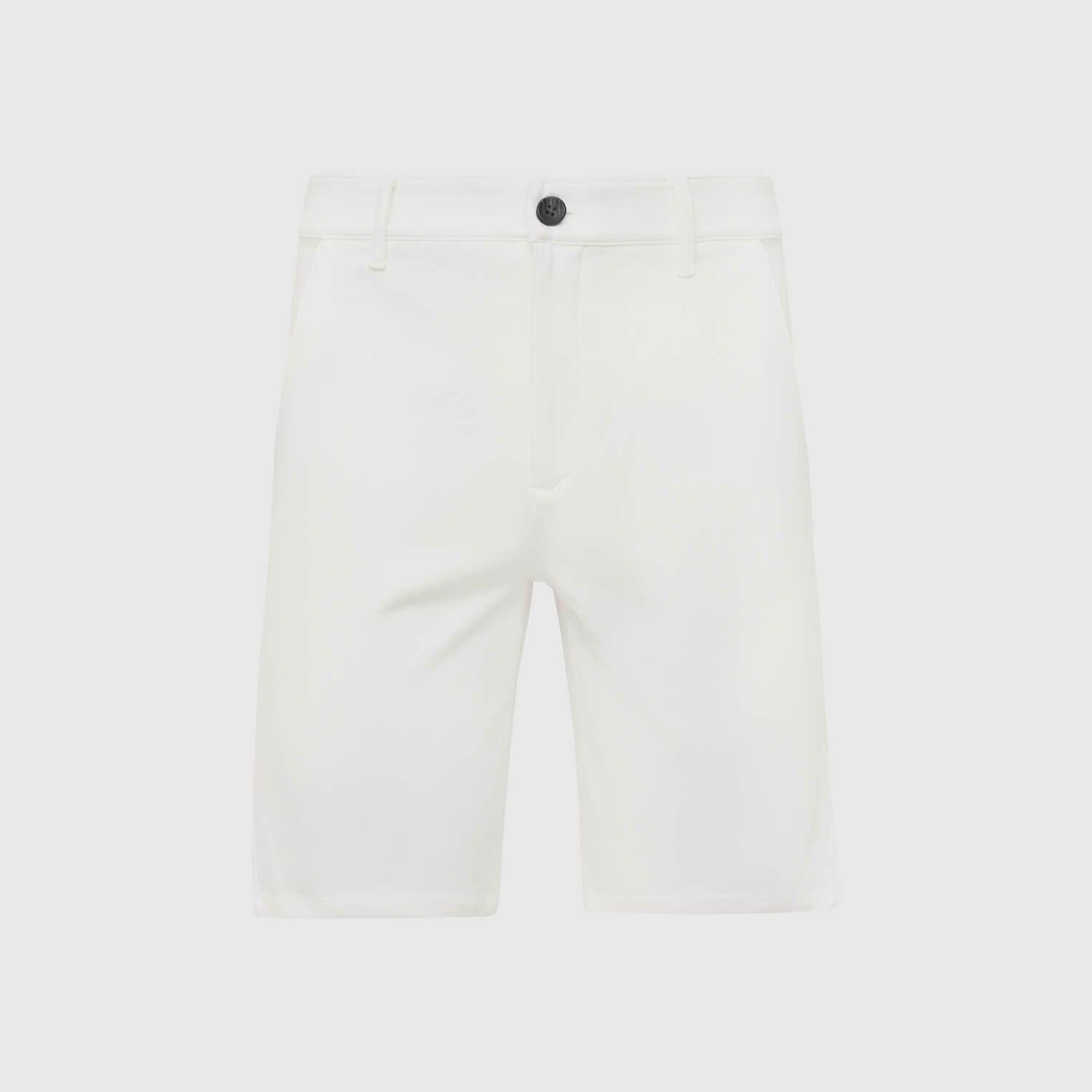 9" Ivory Comfort Knit Chino Shorts Product Image