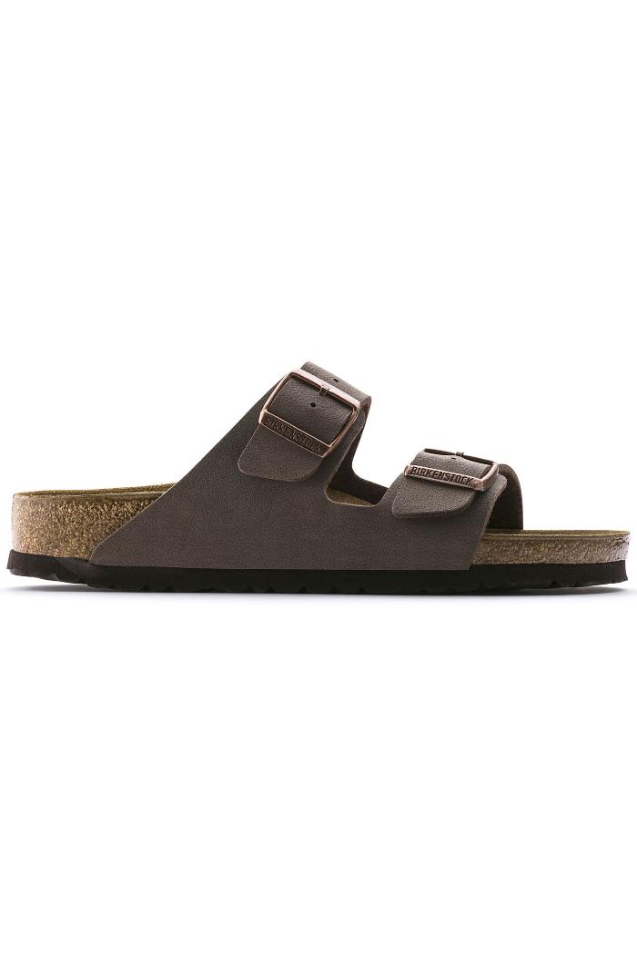 Birkenstock Arizona Birkibuc Medium Width in Mocha Product Image